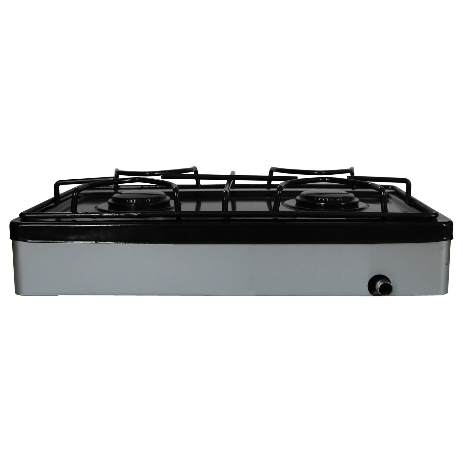 Koblenz 2-Burner Outdoor Stove, Silver - Image 5