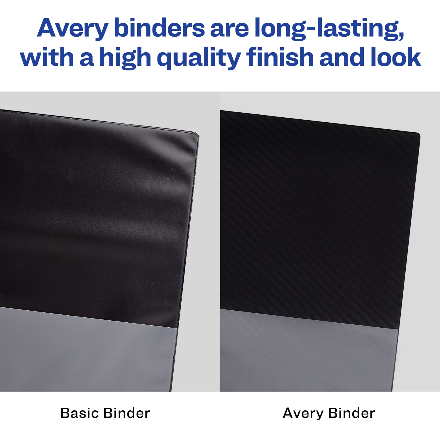 Avery Economy View 3 Ring Binders, 3in Round Rings, White, Pack Of 4 - Image 5