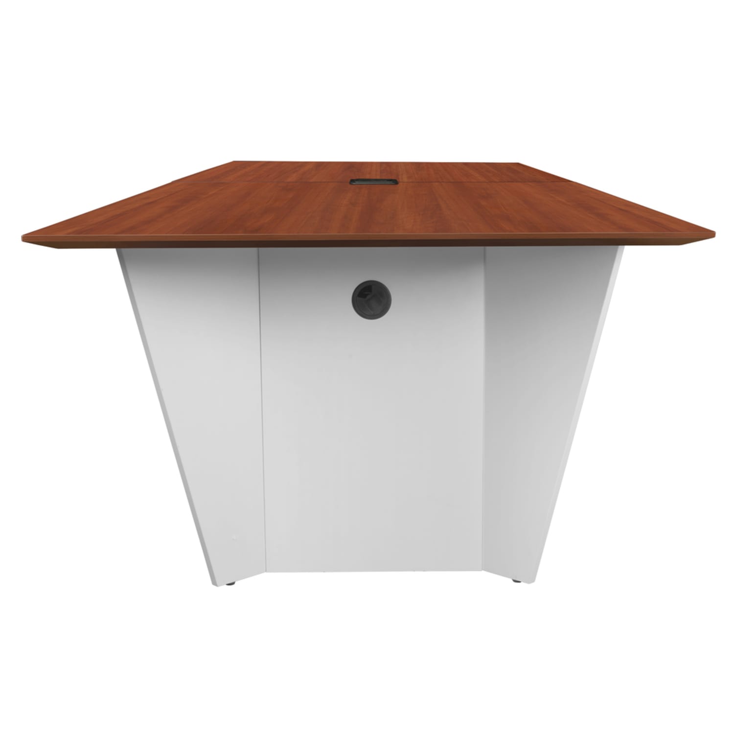 Regency Array Melamine Oval Conference Table, 29inH x 96inW x 48inD, White - Image 6