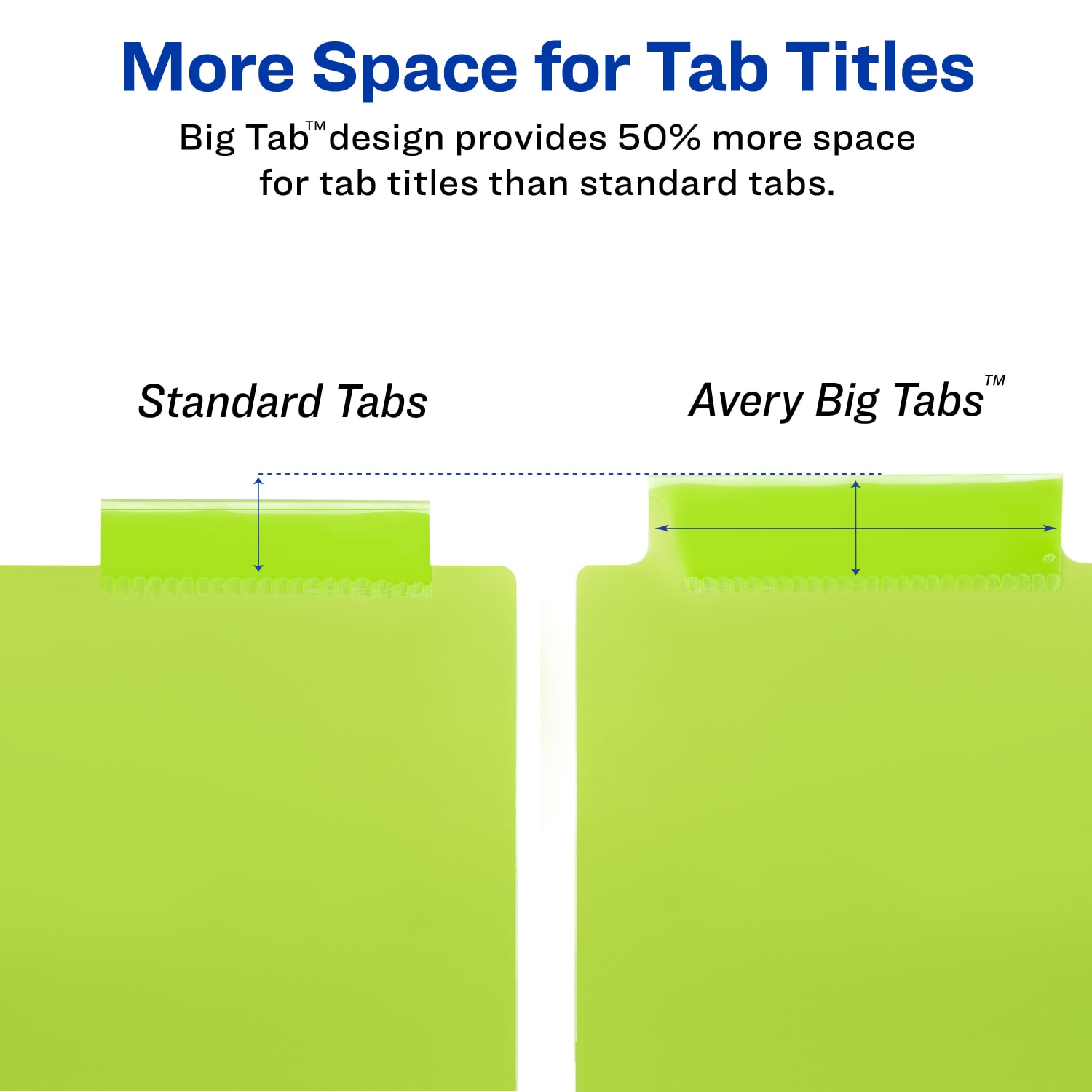 Avery Big Tab Insertable Plastic Dividers, Multicolor, 5-Tab - Image 6
