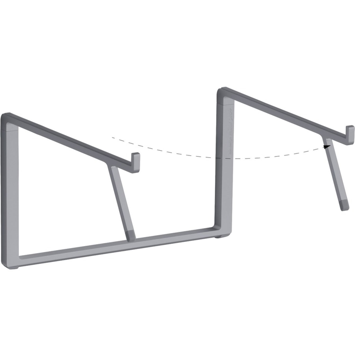 Rain Design mBar Pro + Plus Foldable Laptop Stand - Space Gray - 10085 - Image 4