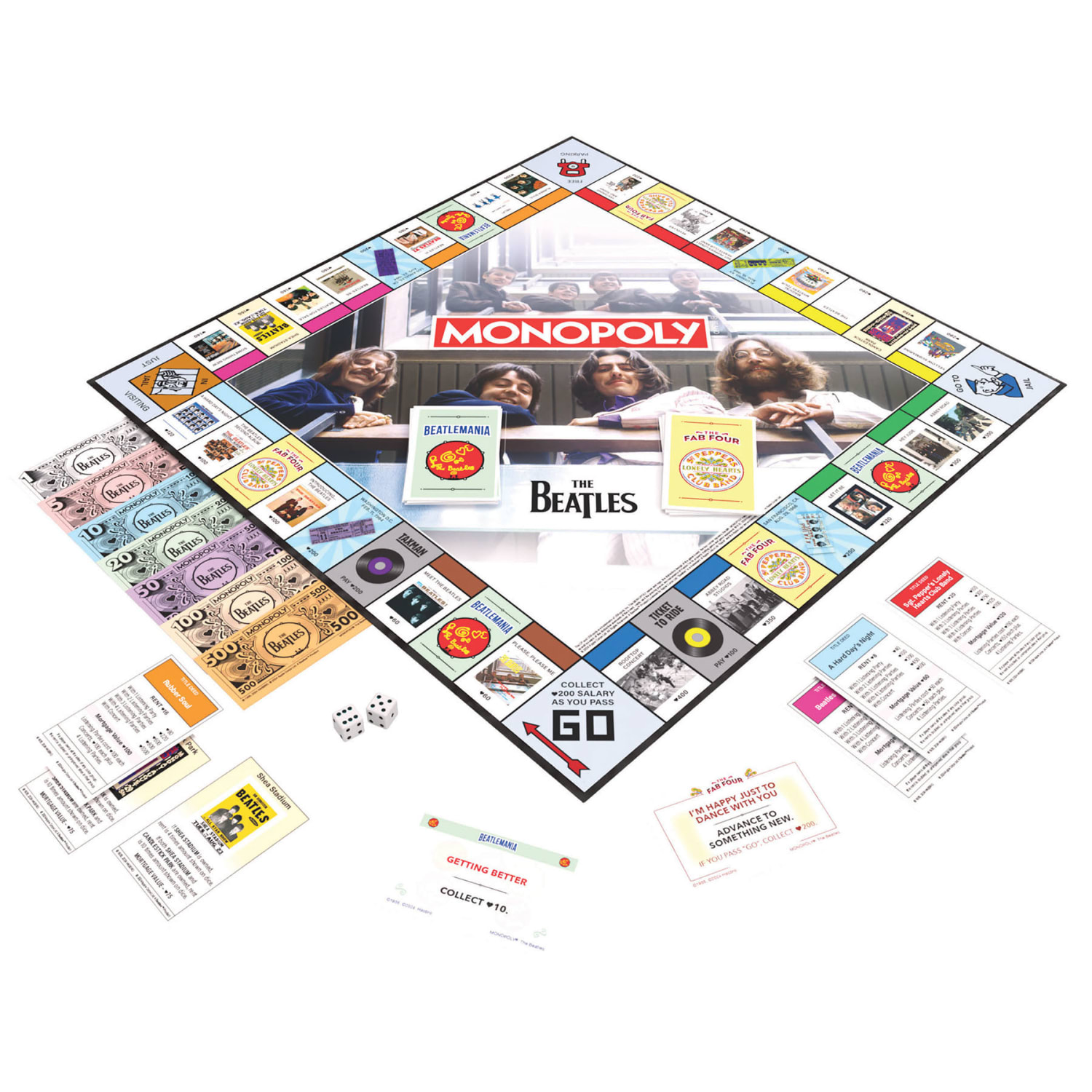 USAopoly MONOPOLY: The Beatles Board Game - Image 4