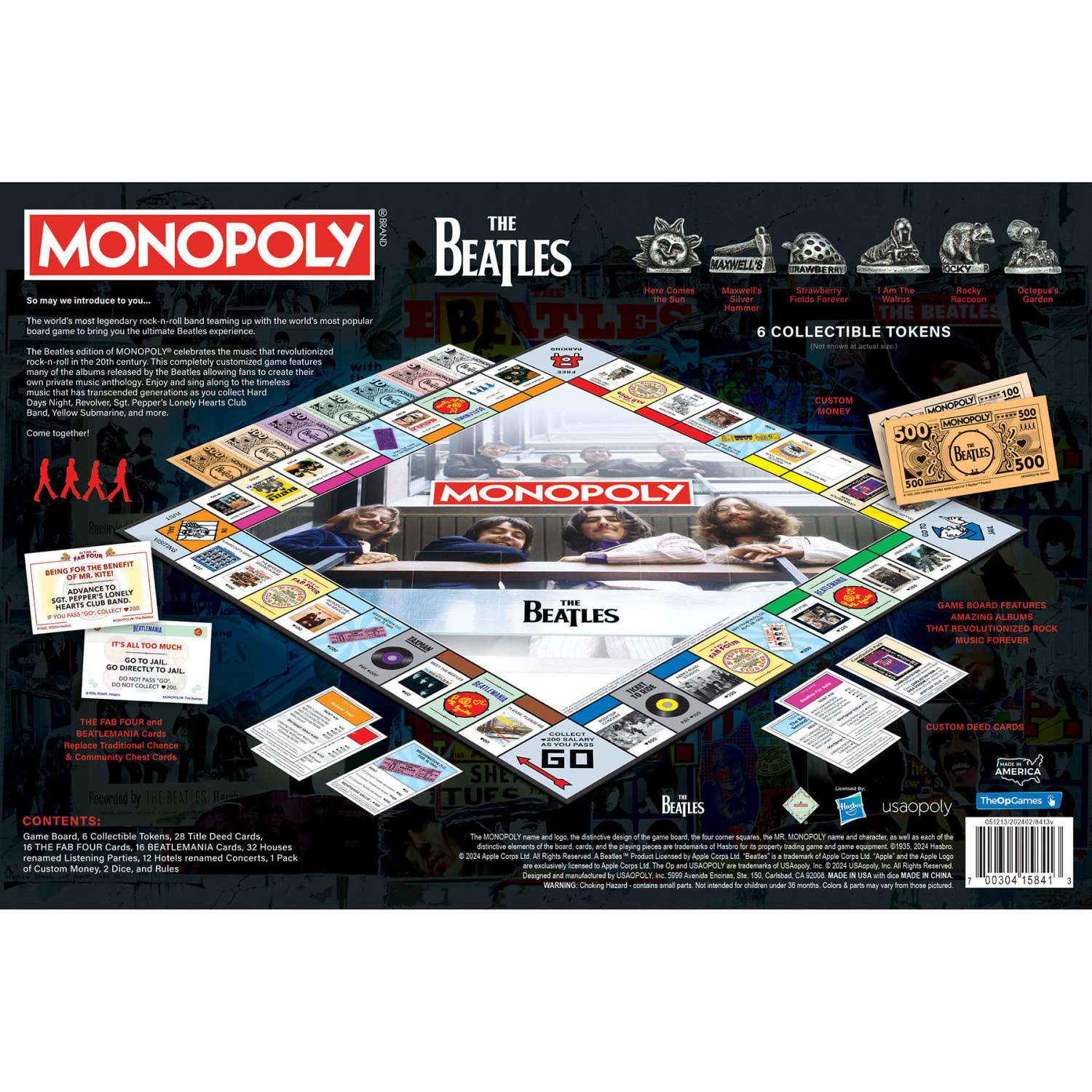 USAopoly MONOPOLY: The Beatles Board Game - Image 5