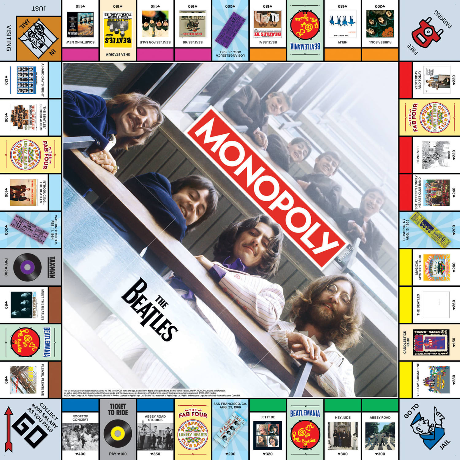 USAopoly MONOPOLY: The Beatles Board Game - Image 6