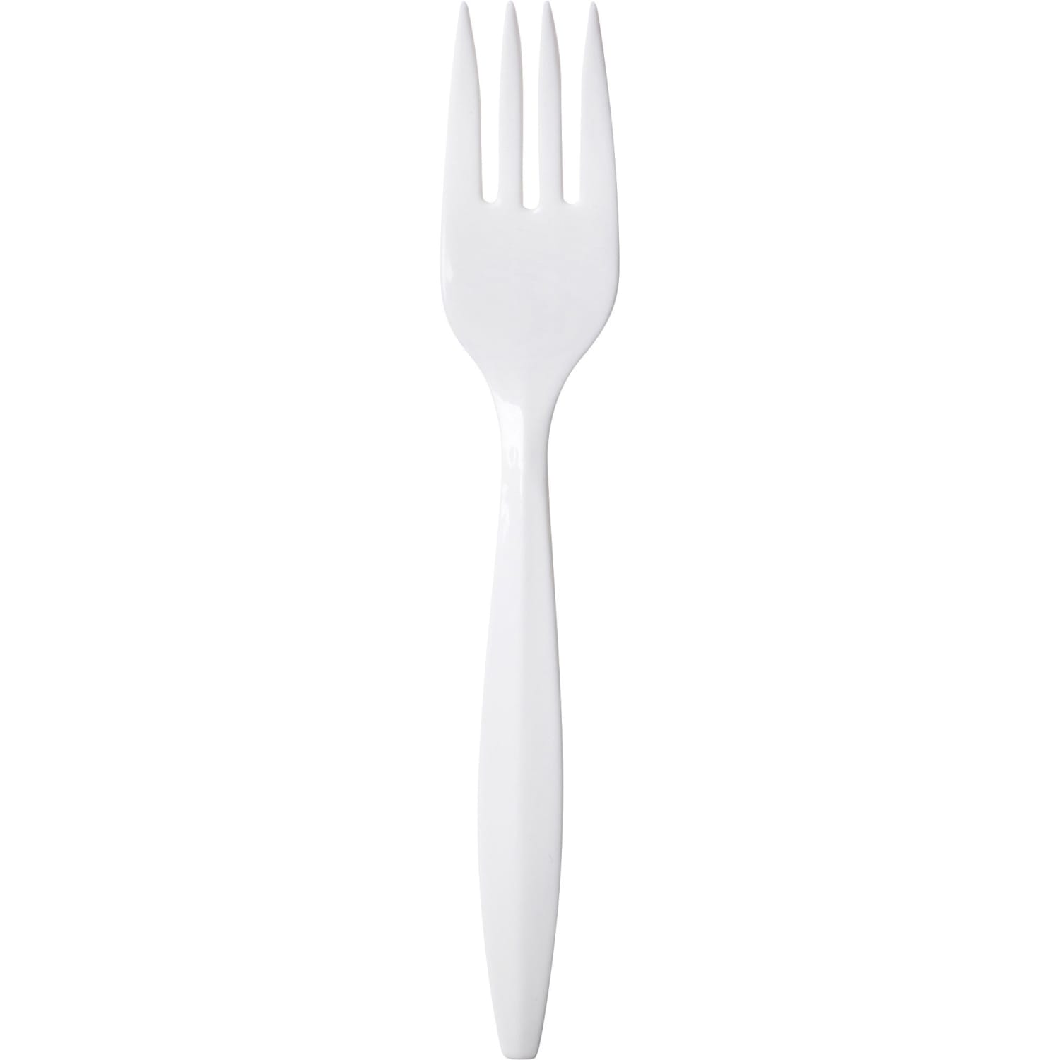 Dixie Bulk Case Plastic Forks, White, Case Of 1,000 - Image 3