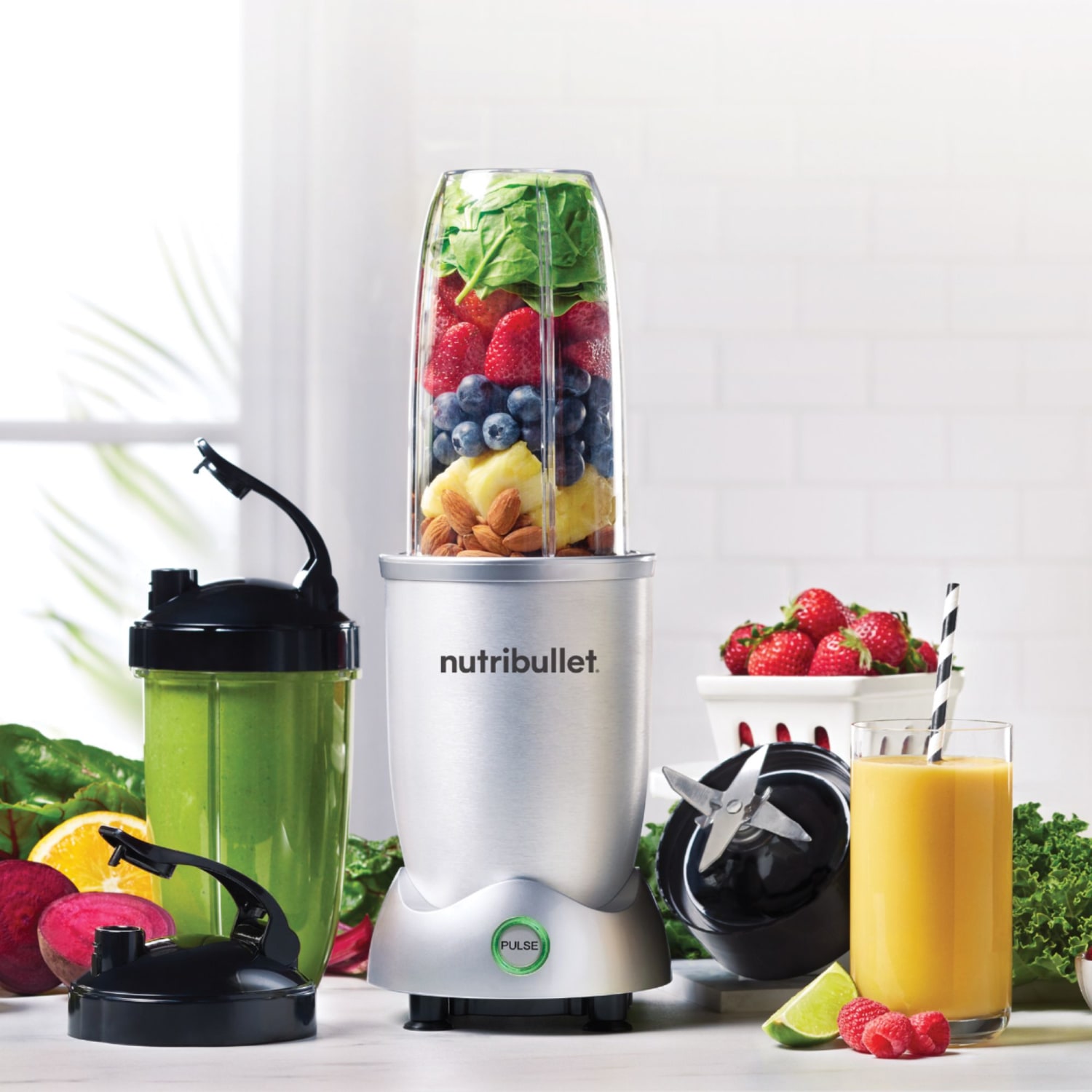 NutriBullet N12-1001 Pro Plus Single Serve Blender, Gray - Image 4