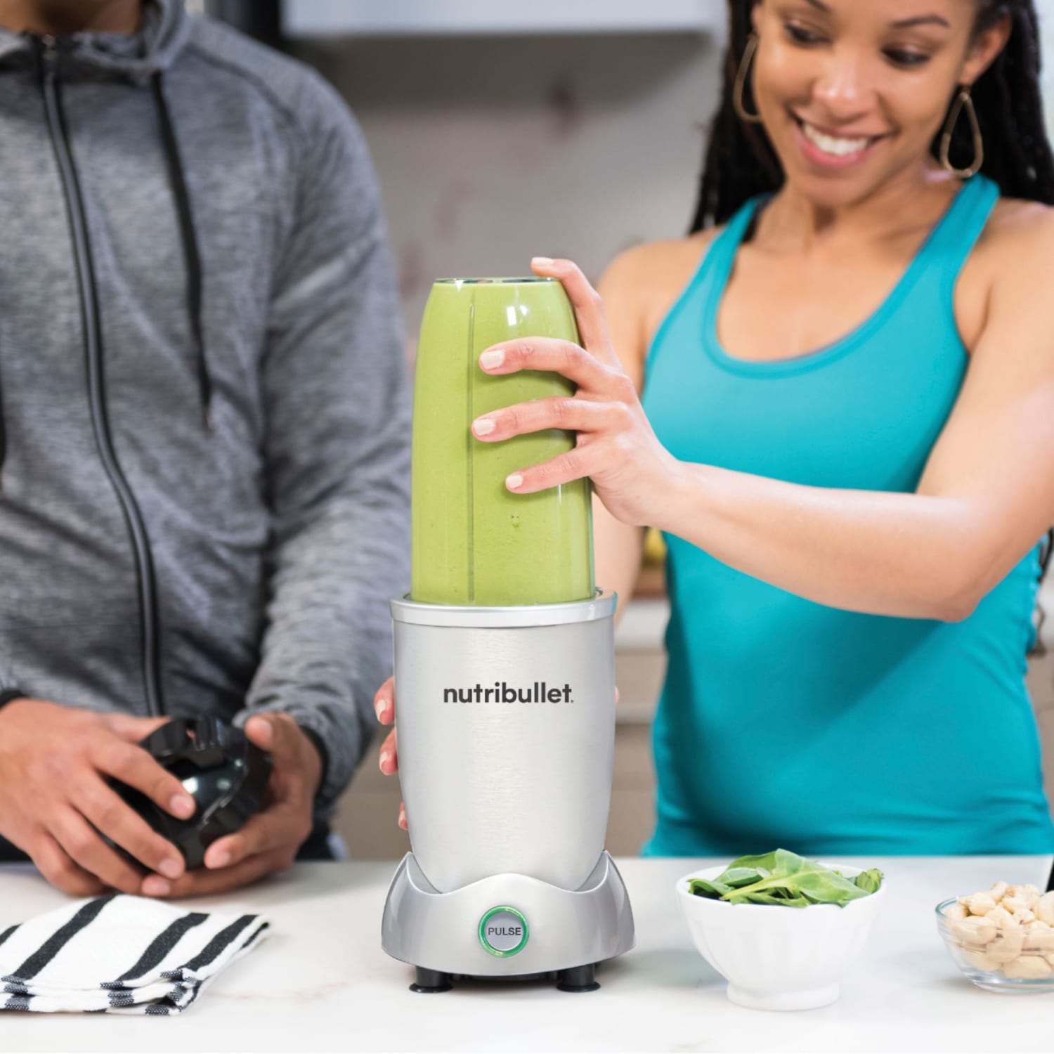 NutriBullet N12-1001 Pro Plus Single Serve Blender, Gray - Image 5