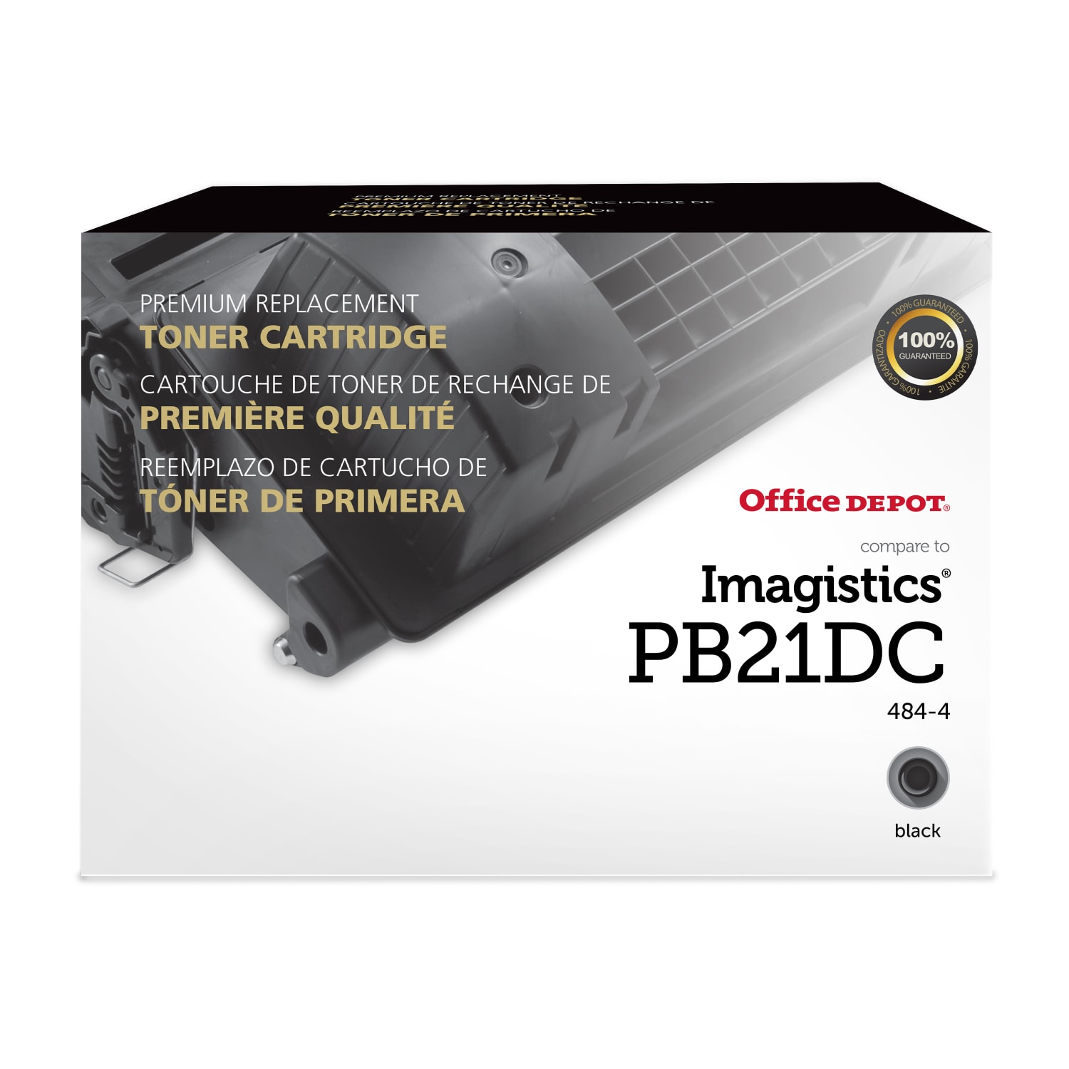Office Depot Brand Remanufactured Black Toner Cartridge Replacement for Imagistics PB21DC, ODPB21DC