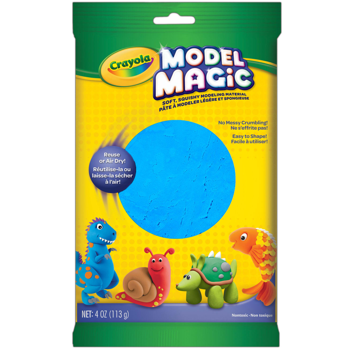 Crayola Model Magic Modeling Compound, 4 oz., Blue, Set Of 6 Packs - Image 3
