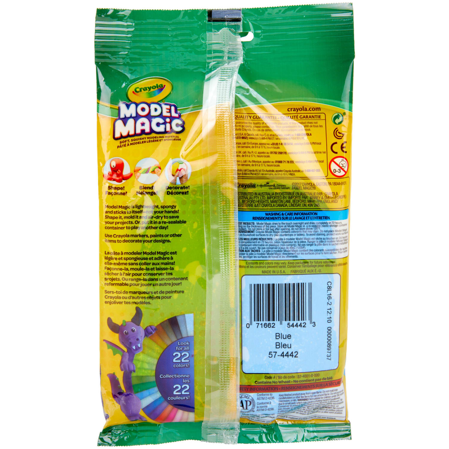 Crayola Model Magic Modeling Compound, 4 oz., Blue, Set Of 6 Packs - Image 5