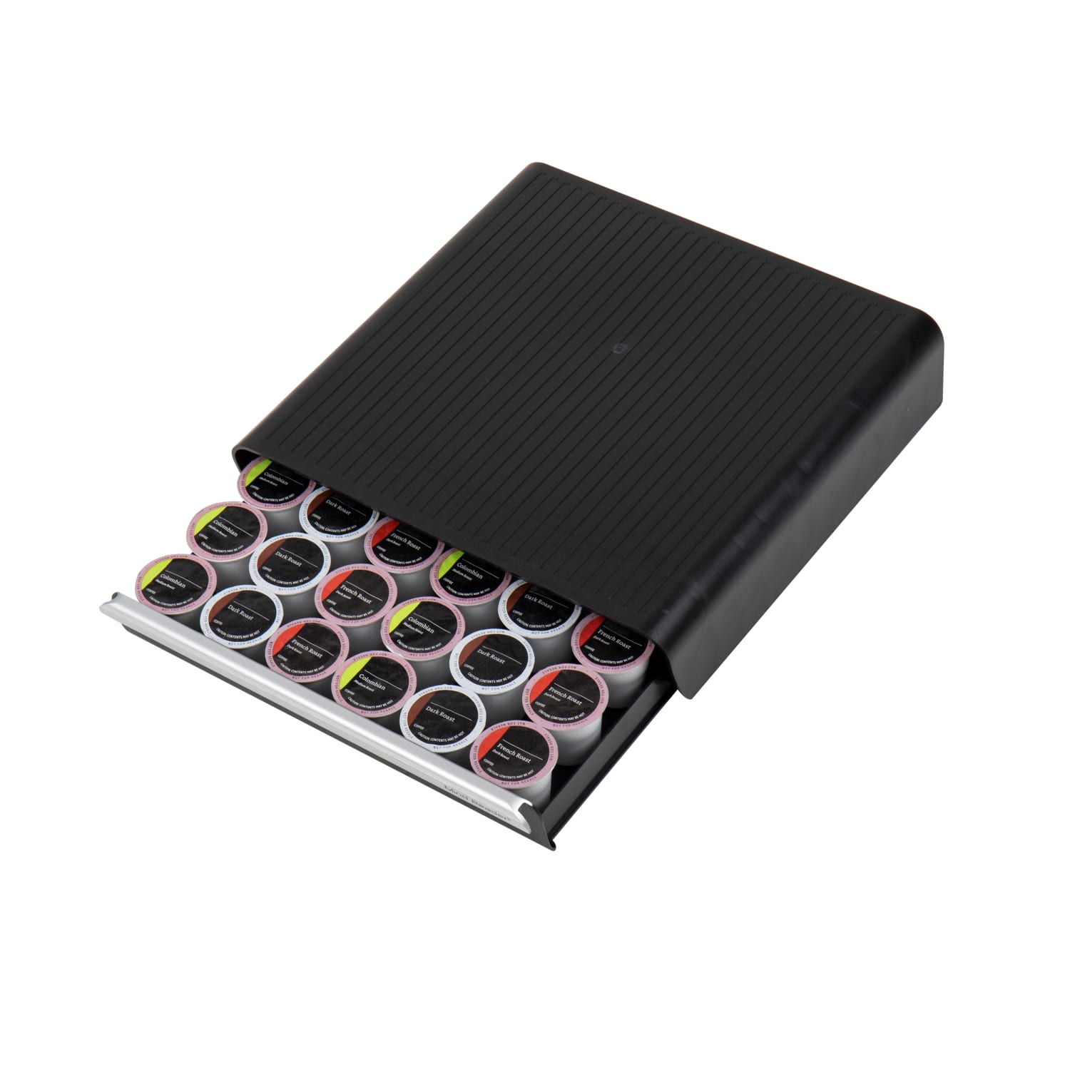 Mind Reader Single Serve Coffee Pod Drawer, 36 Coffee Pod Capacity, Black - Image 6