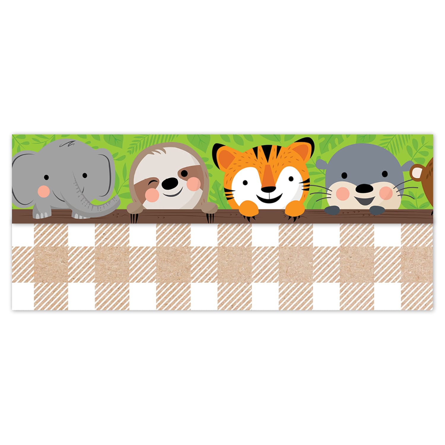 Creative Teaching Press EZ Borders, Jungle Friends, 24 Borders Per Pack, Set Of 3 Packs - Image 5