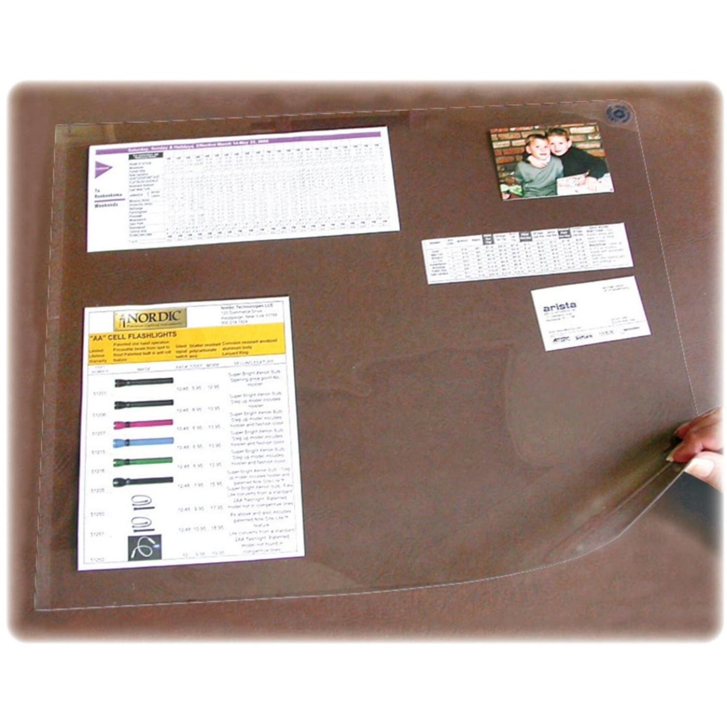 Artistic Desk Protector, 17in x 21in, Clear - Image 4