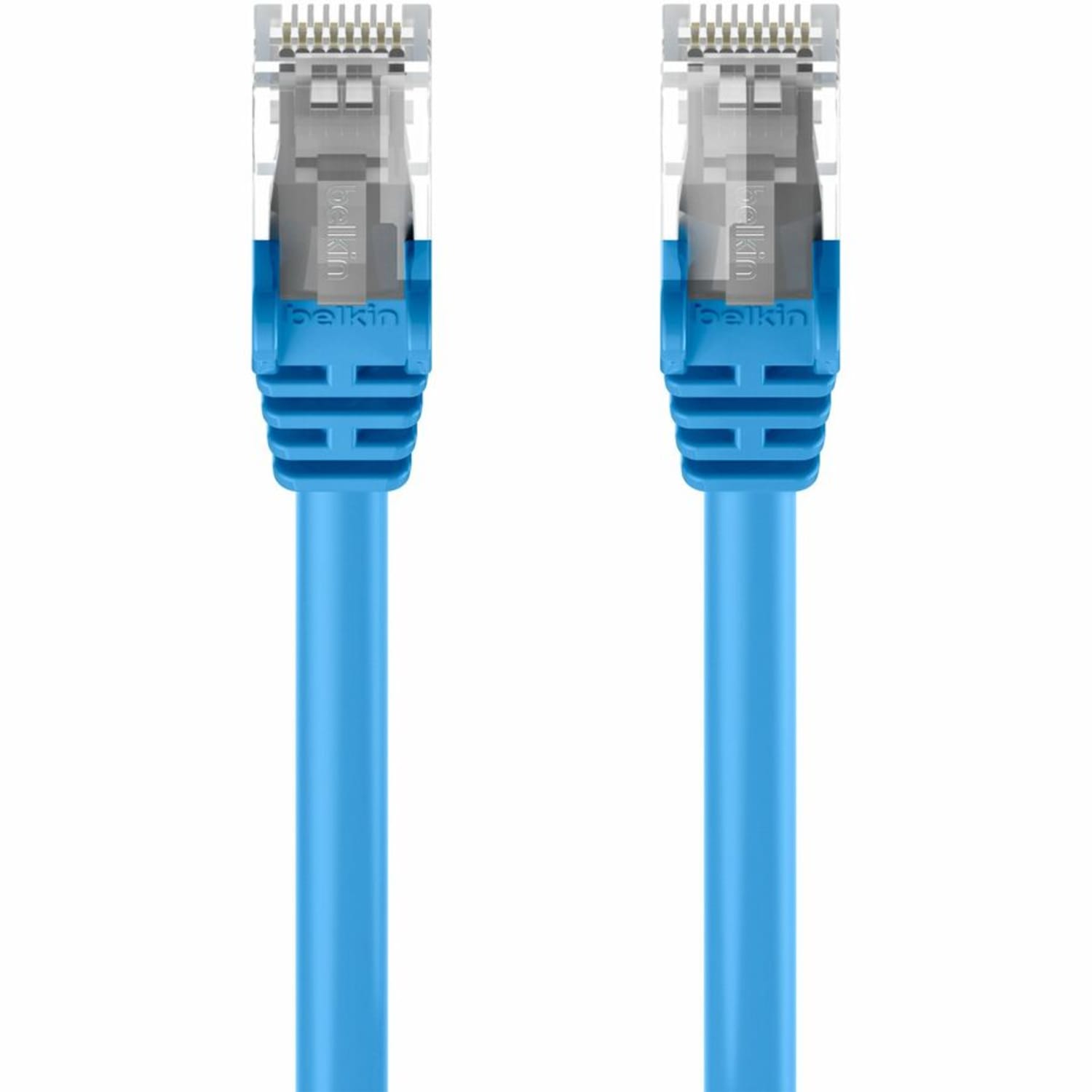 Belkin Cat6 Cable - RJ-45 Male - RJ-45 Male - 40ft - Blue - Image 4