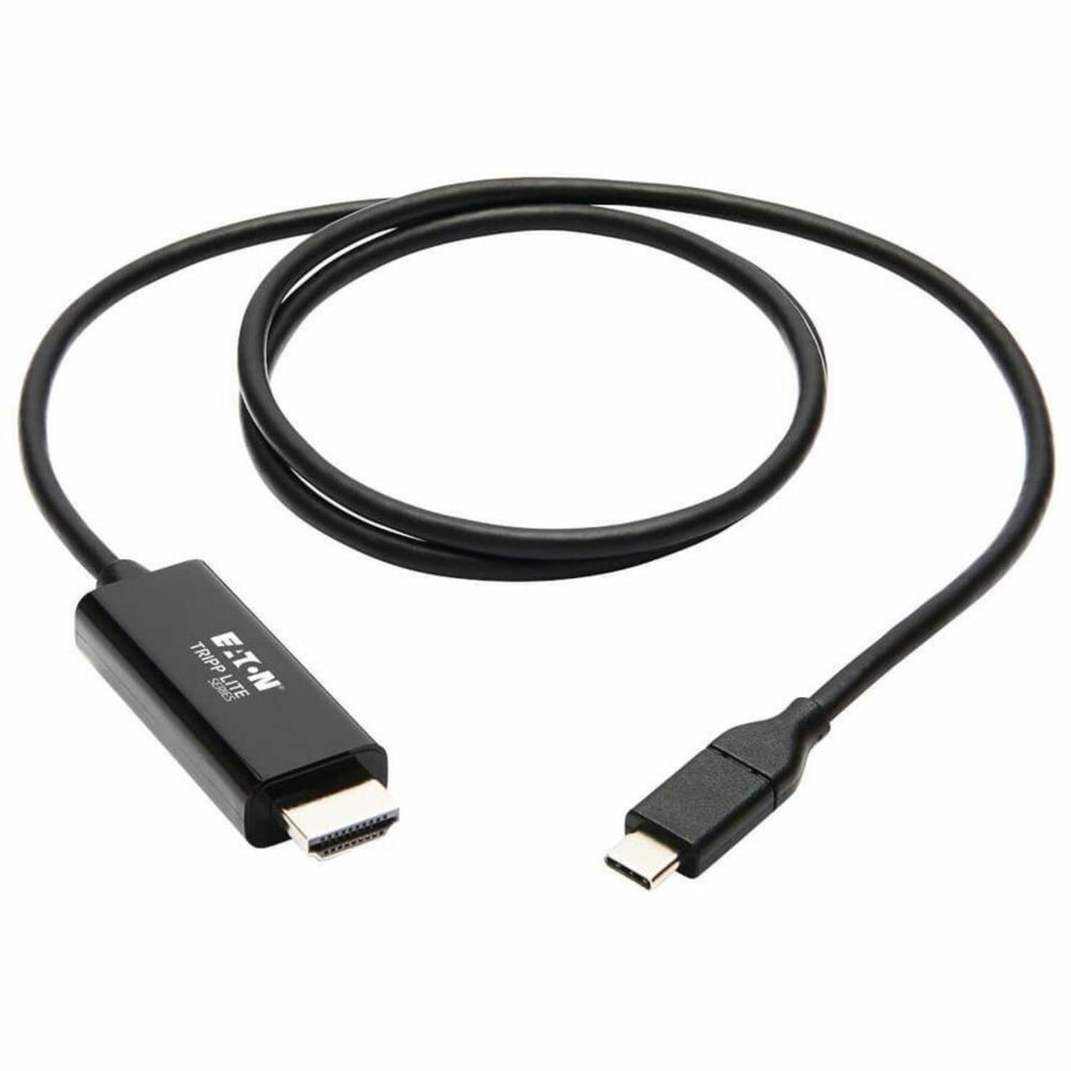 Tripp Lite by Eaton USB-C to HDMI Adapter Cable (M/M), 4K 60 Hz, 4:4:4, Thunderbolt 3 Compatible, Black, 3 ft. (0.9 m) - Image 3