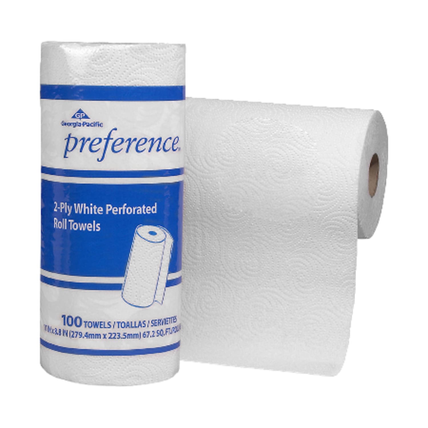 Georgia-Pacific by GP PRO Preference 2-Ply Paper Towels, Roll Of 100 Sheets