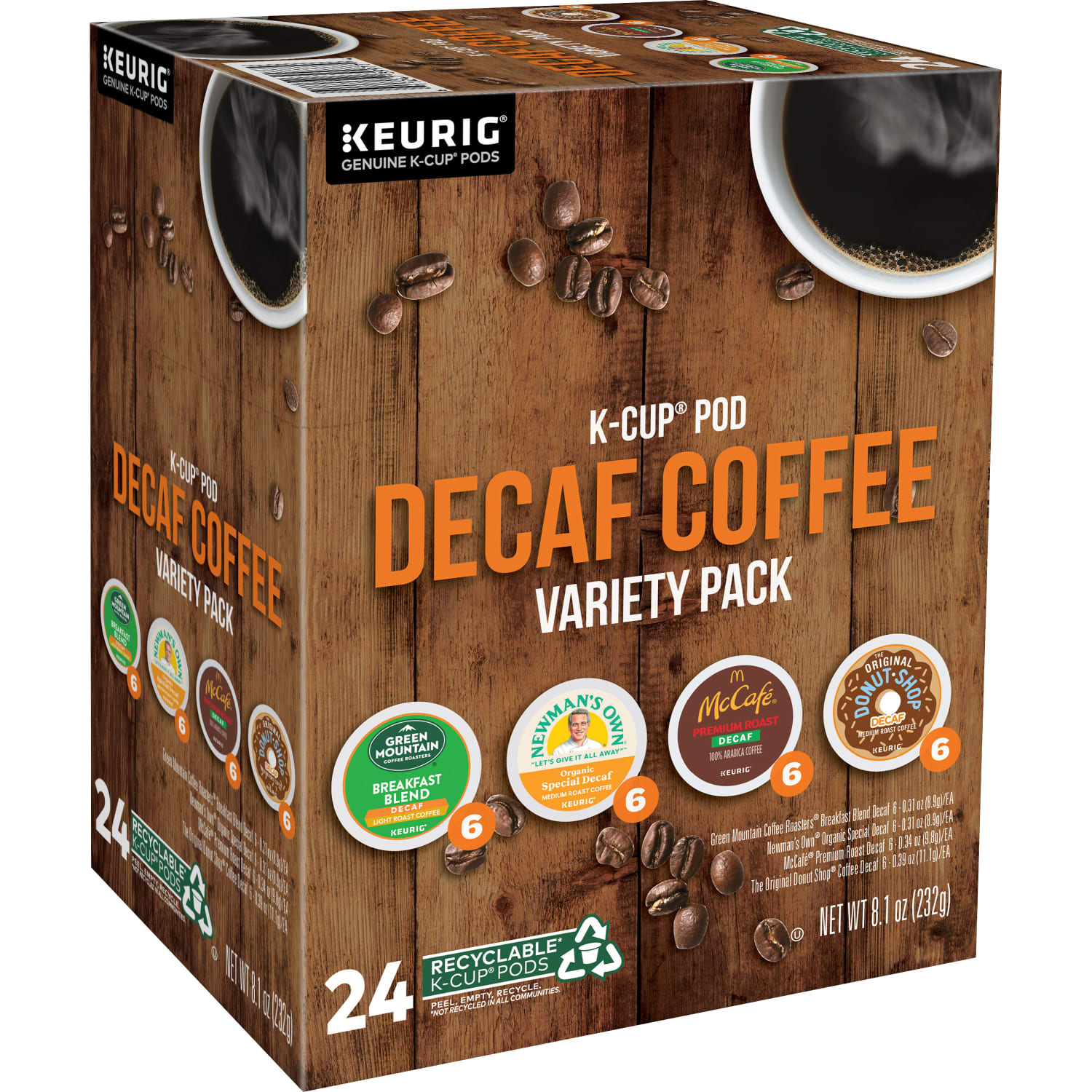 Green Mountain Coffee Roasters K-Cup Variety Sampler Decaf Coffee Pack, Box Of 24 K-Cup Pods - Image 4