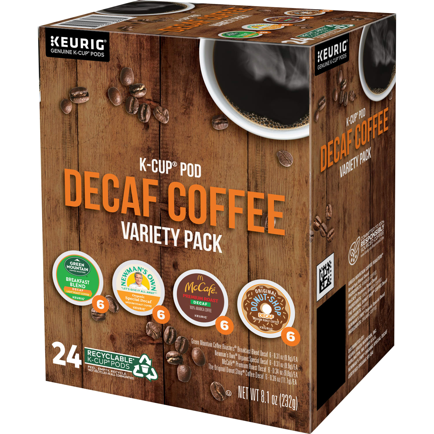Green Mountain Coffee Roasters K-Cup Variety Sampler Decaf Coffee Pack, Box Of 24 K-Cup Pods - Image 5