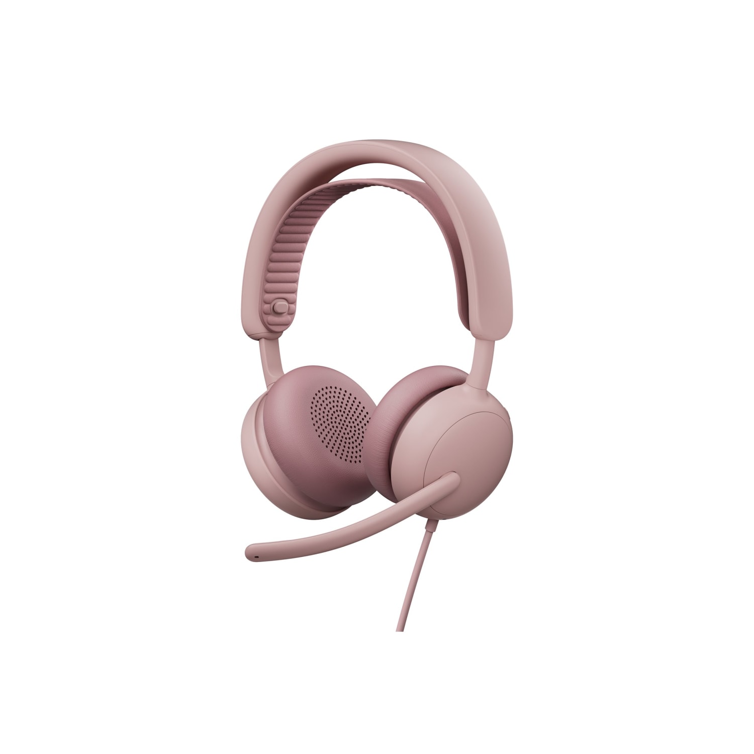 Logitech Zone Wired 2, Noise-Canceling Headset With Adaptive Hybrid ANC, Rose - Image 3
