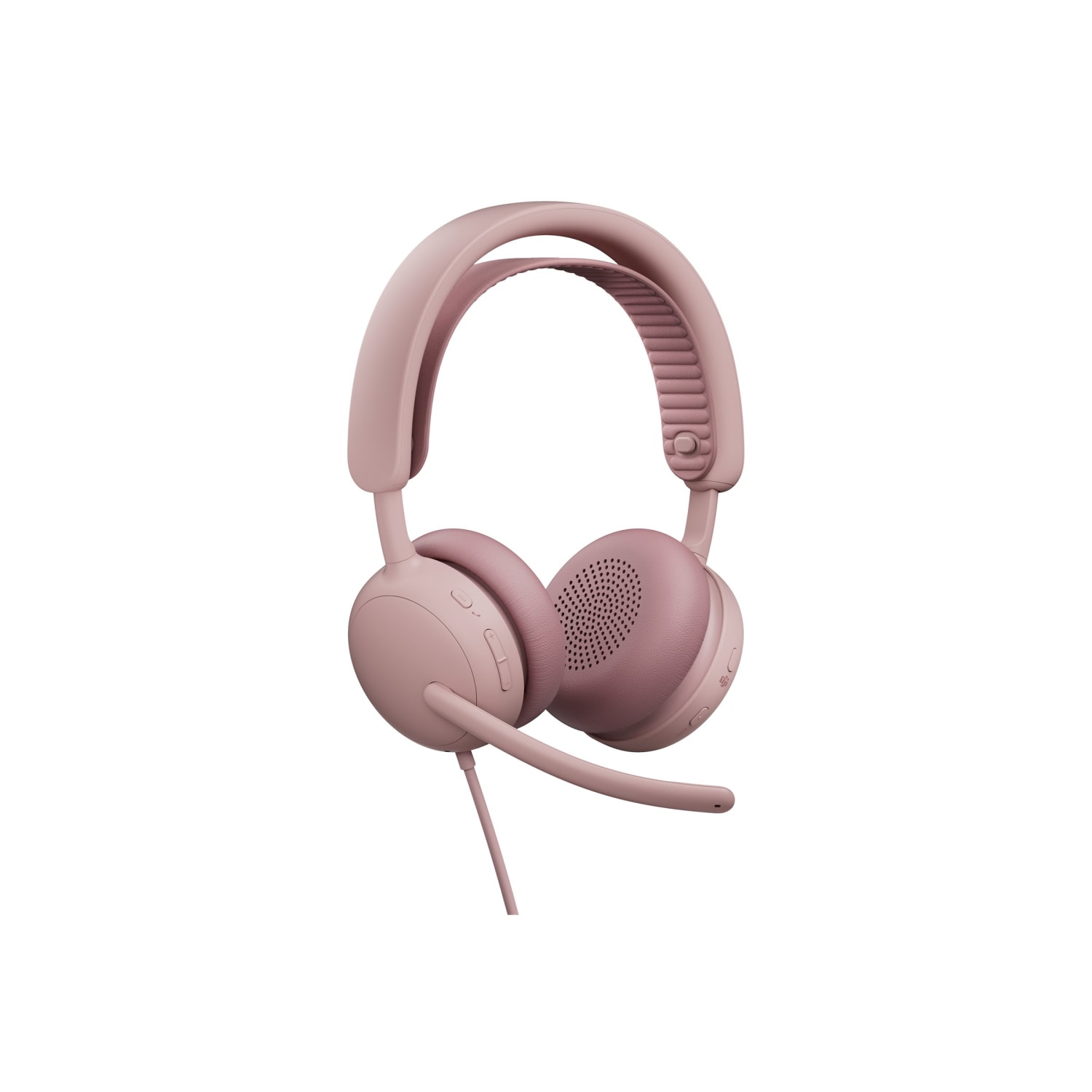 Logitech Zone Wired 2, Noise-Canceling Headset With Adaptive Hybrid ANC, Rose - Image 4