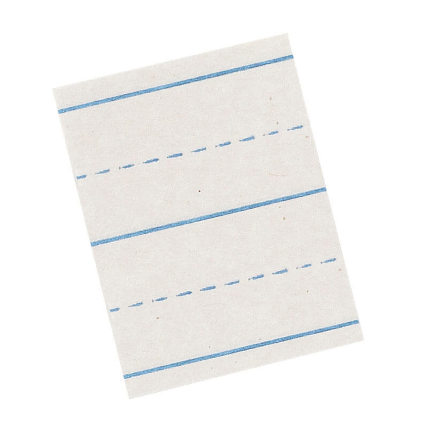 Pacon Newsprint Handwriting Paper, 12in x 18in, White/Red Margins, Ream Of 500 Sheets