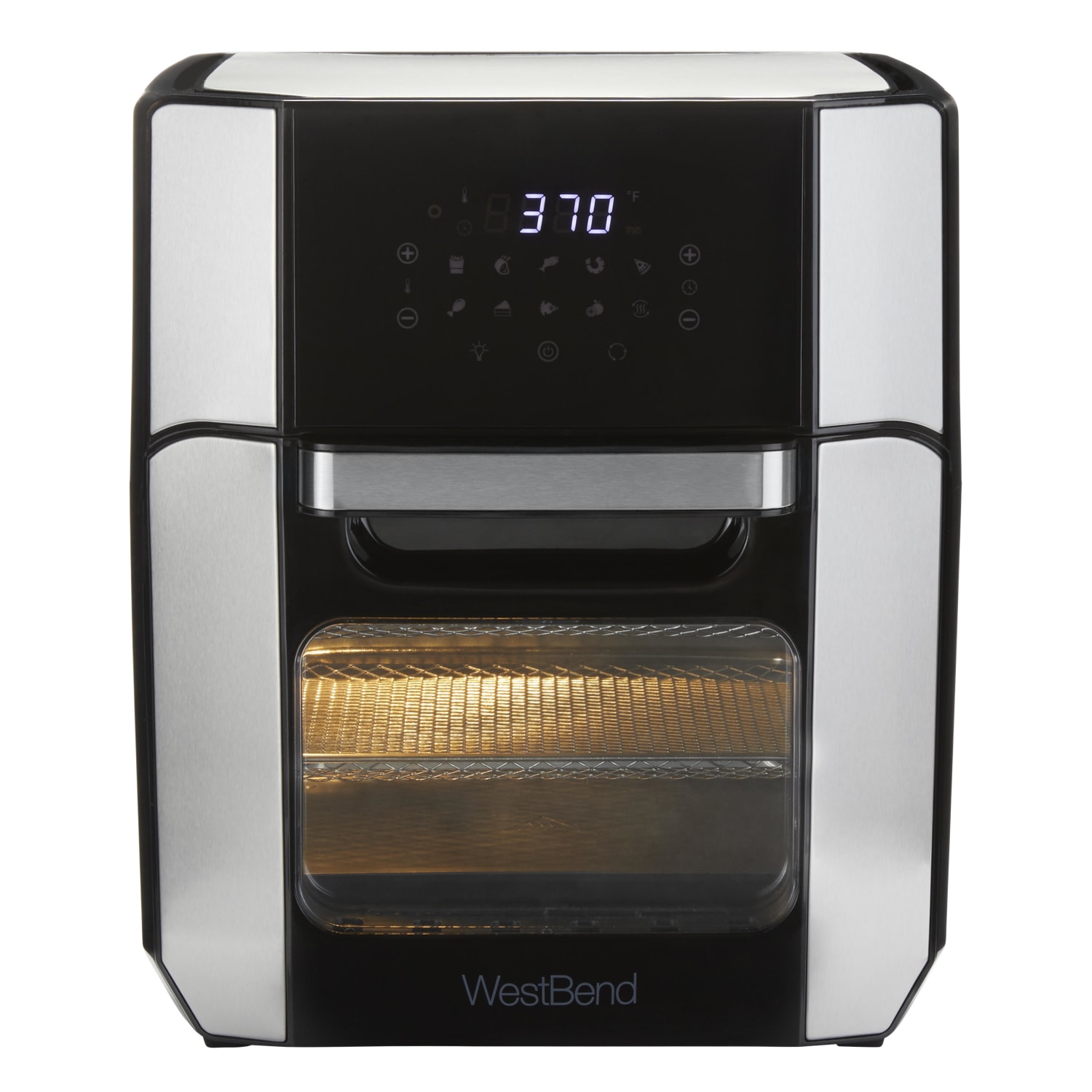 West Bend 12.6-Quart Digital Air Fryer, 12-7/8in x 14-13/16in x 14-1/8in,  Black - Image 6