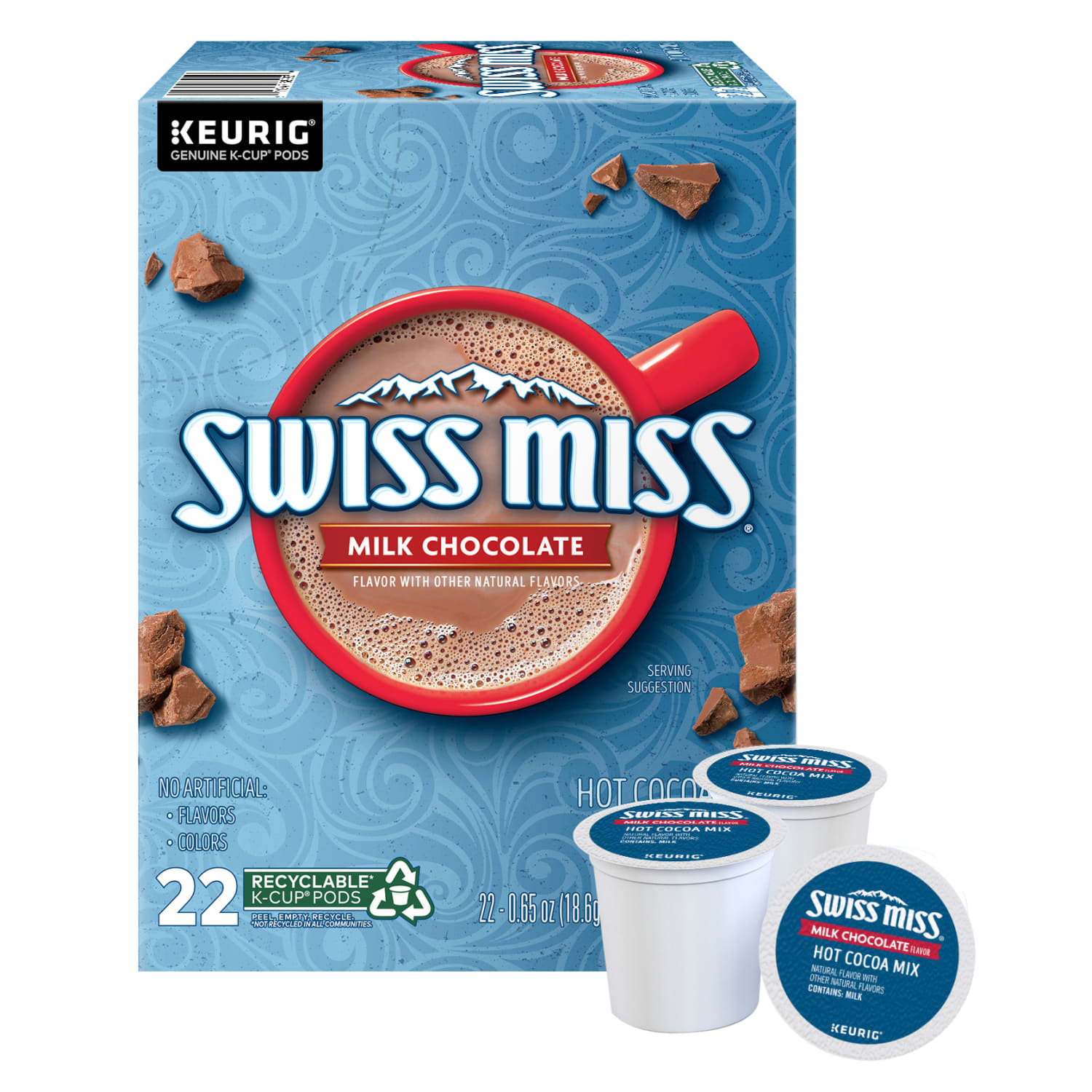 Swiss Miss Hot Cocoa Single-Serve K-Cup, Box Of 22 - Image 3
