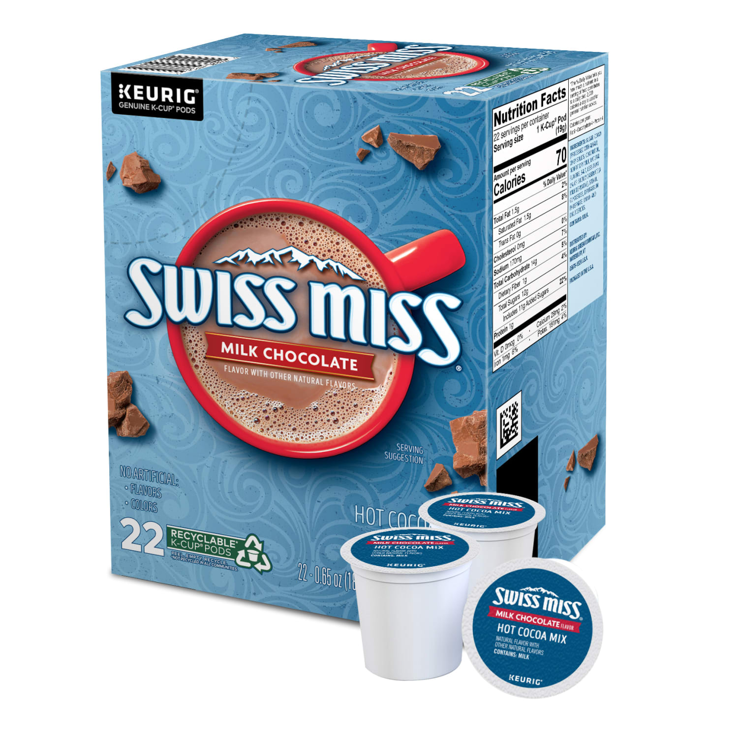 Swiss Miss Hot Cocoa Single-Serve K-Cup, Box Of 22 - Image 4