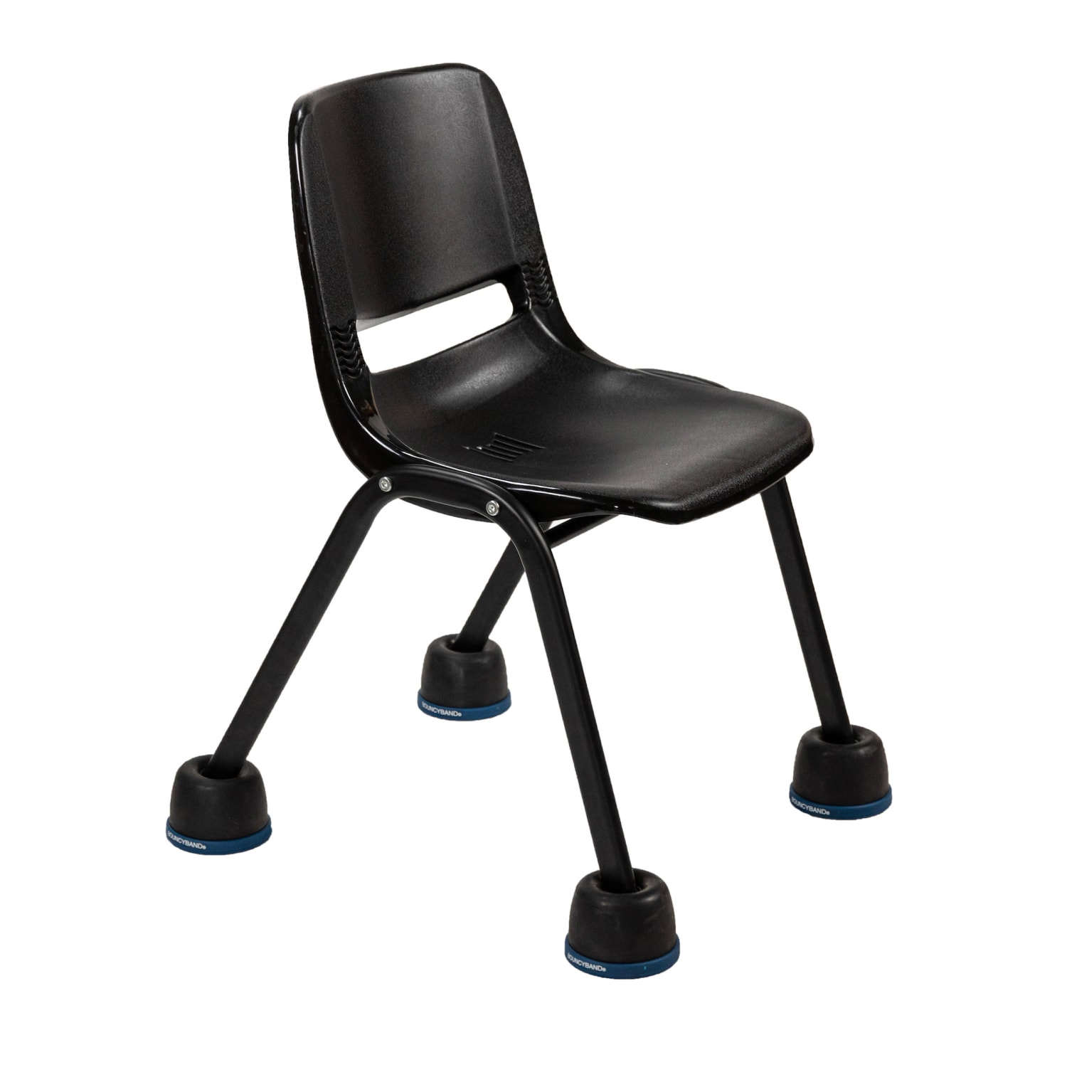Bouncyband Wiggle Wobble Chair Feet, 7-1/2in x 3-3/4in, Black/Blue - Image 4