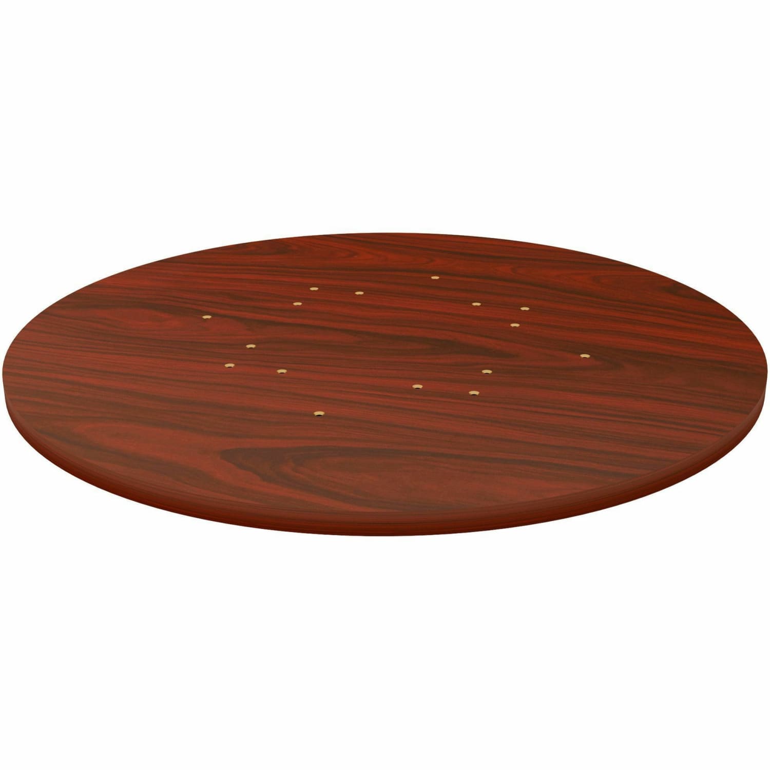 Lorell Hospitality/Conference Tabletop, x 36in Diameter, Mahogany, 87242 - Image 3