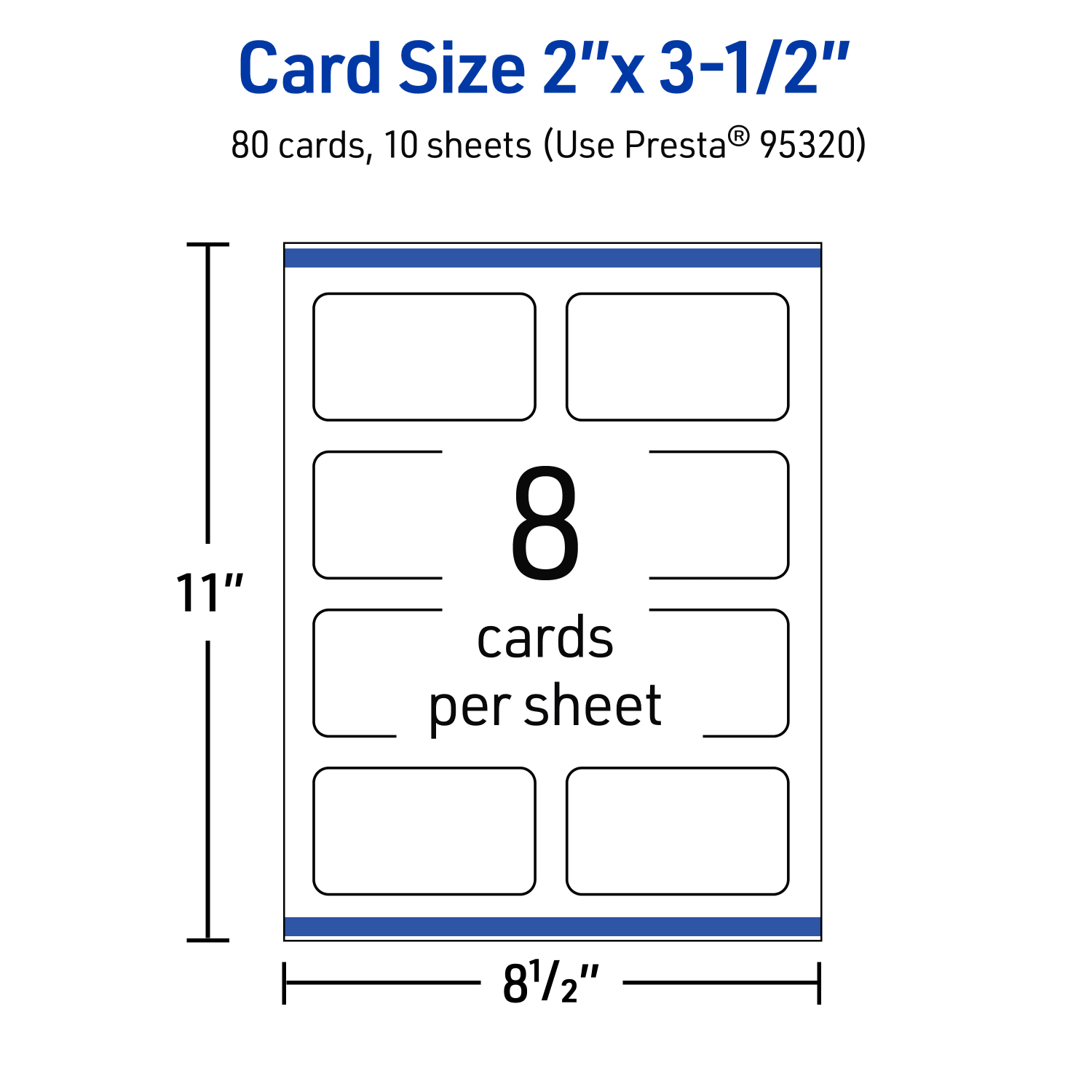 Avery Printable Rounded Corner Business Cards With Sure Feed Technology, Print-To-The-Edge, 2inx3.5in, Matte White, Pack Of 80 - Image 6