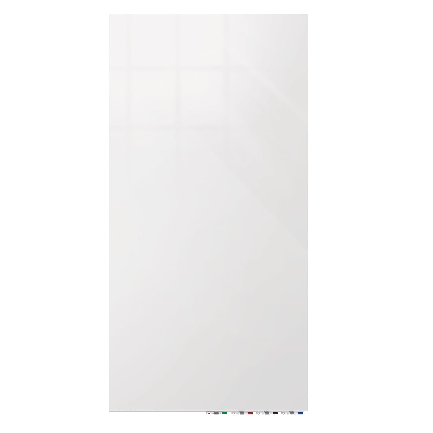 Ghent Aria Low-Profile Magnetic Glass Whiteboard, 48in x 36in, White - Image 3