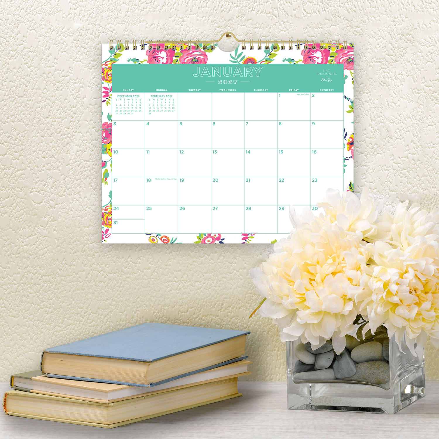 2027 Blue Sky Peyton White Monthly Wall Calendar, 11x8.75, 0%, Peyton White, Jan-Dec, RY27 - Image 4