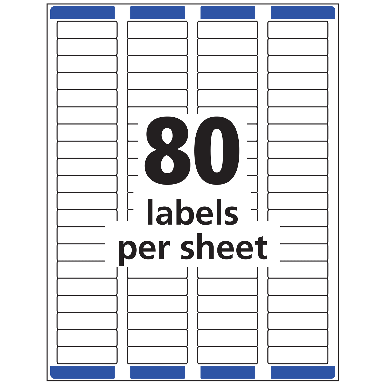 Avery Laser Address Labels With Sure Feed Technology, Return, AVE5967, 1/2in x 1 3/4in, White, Pack Of 20,000 - Image 5