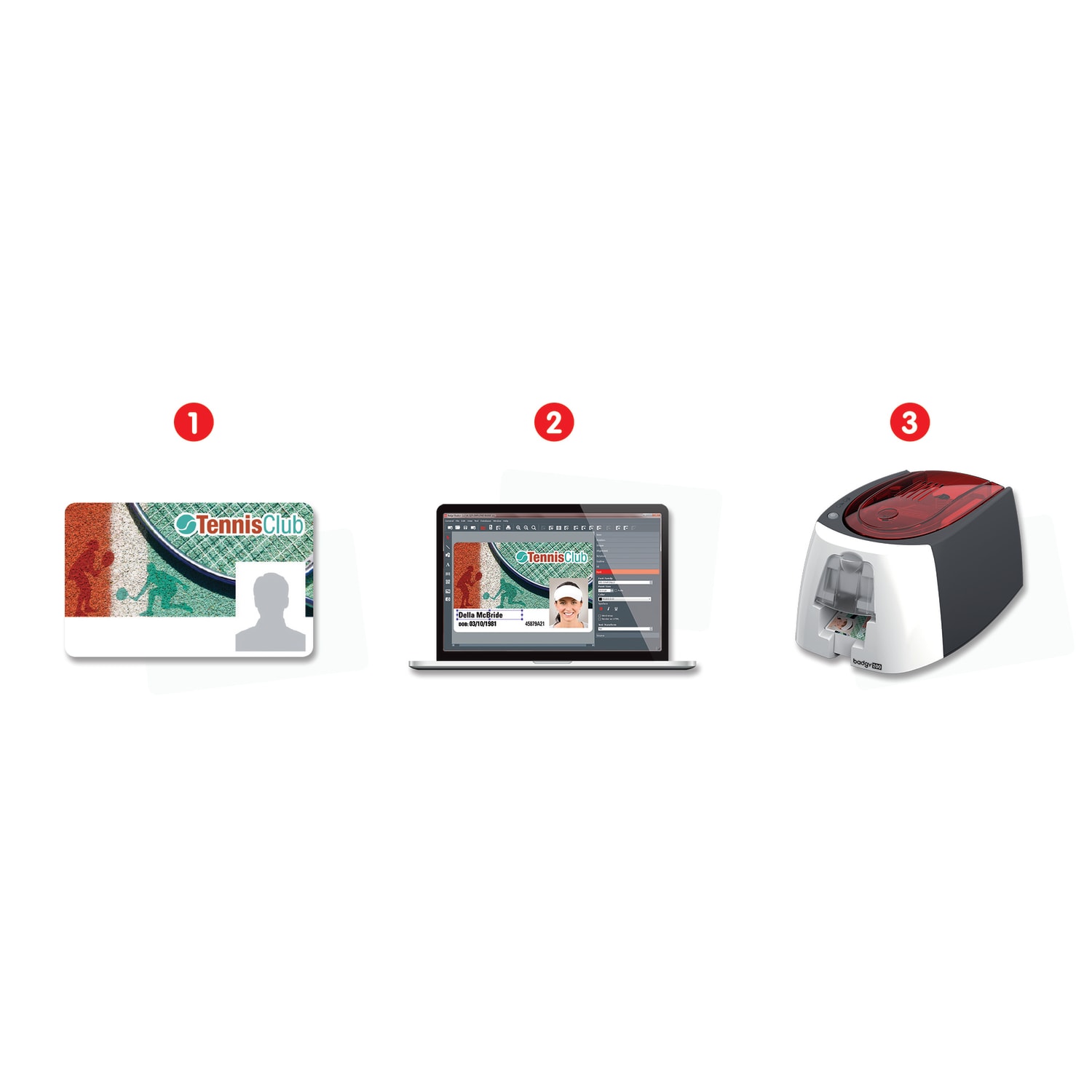 Evolis Badgy 100 Color Thermal Printer - Image 3