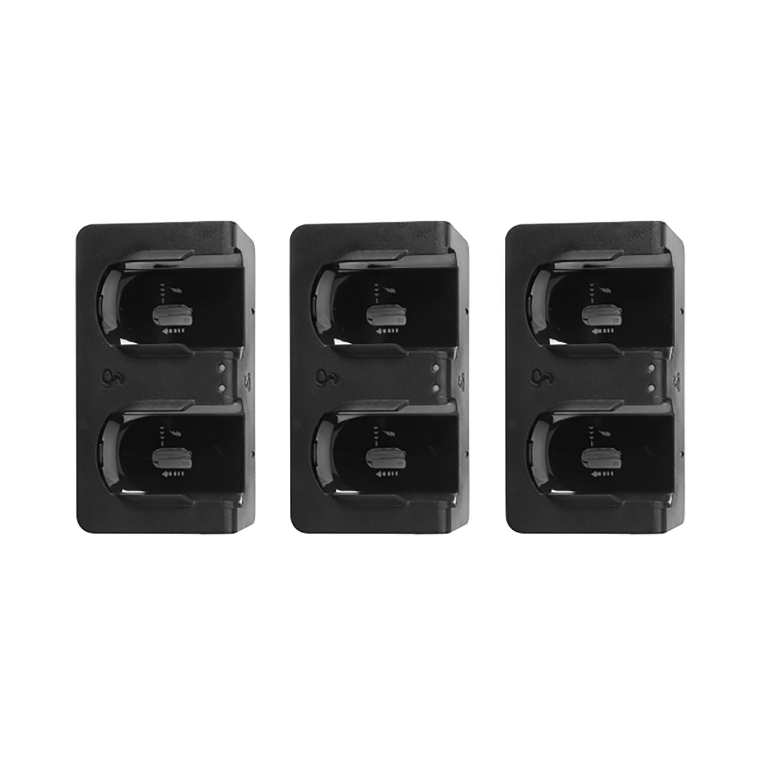 Cobra PX280 Compact 2-Way Handheld Business Radio with Dual-Dock Charger and Headset, Black, 6-Pack - Image 4