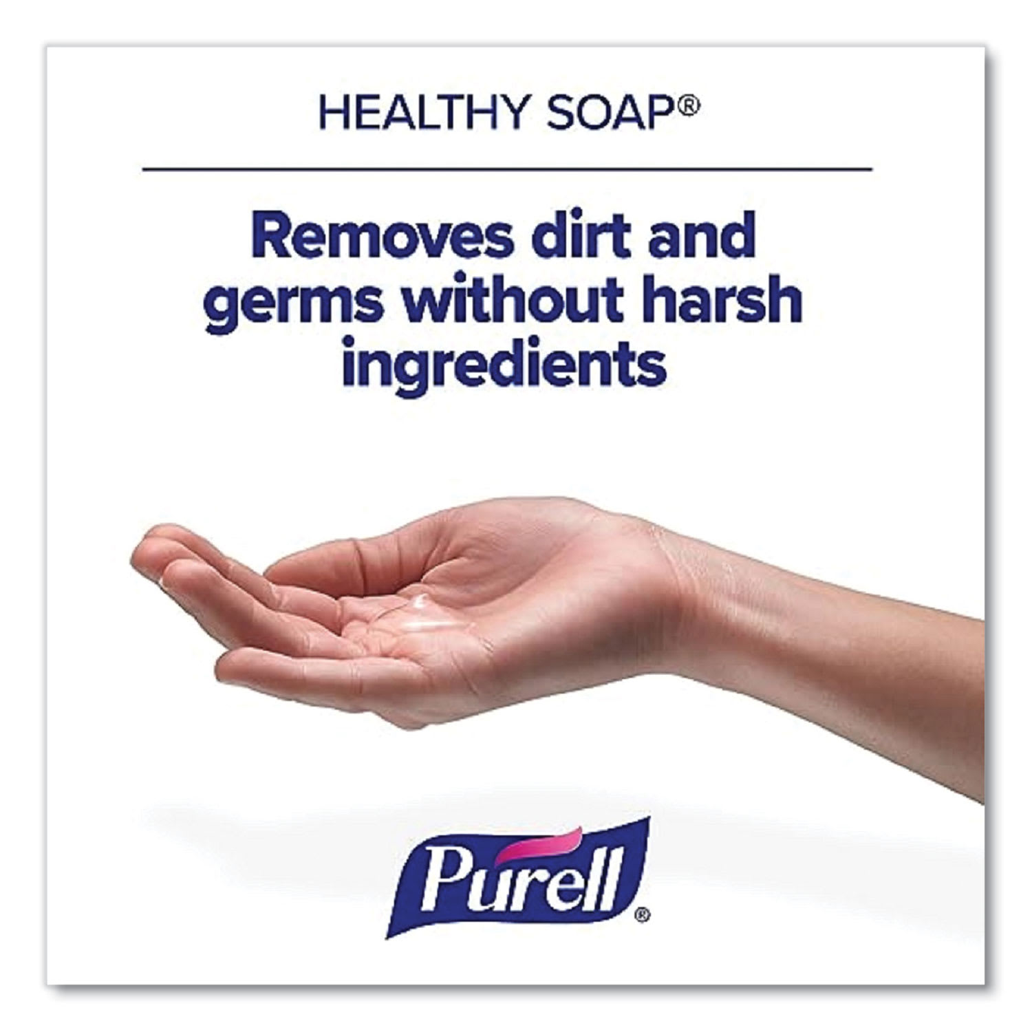 PURELL HEALTHY SOAP Premium Lotion Handwash Refill, Waterfall Scent, 33.8 oz (1,000 mL), 8/Carton - Image 4