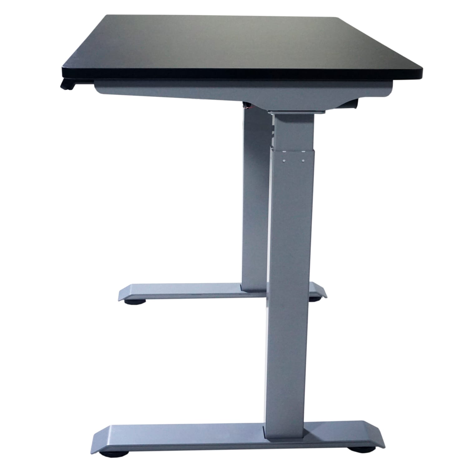 Victor Electric 36inW Standing Desk, Black/Light Gray - Image 3