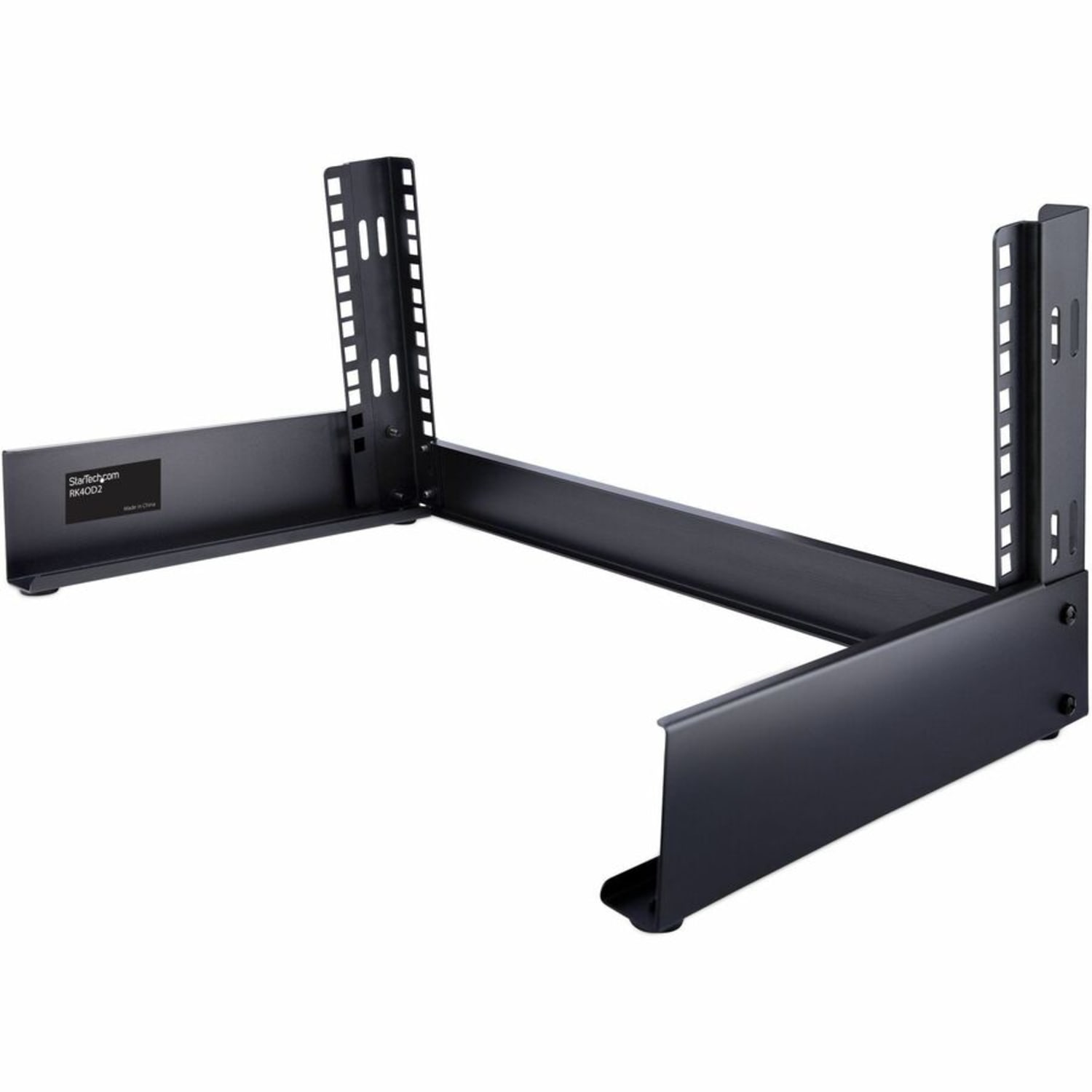 StarTech.com 4U Open Frame Desktop Rack - 2 Post - Weight Cap. 66 lbs. - Free Standing Network Rack (RK4OD) - Image 3