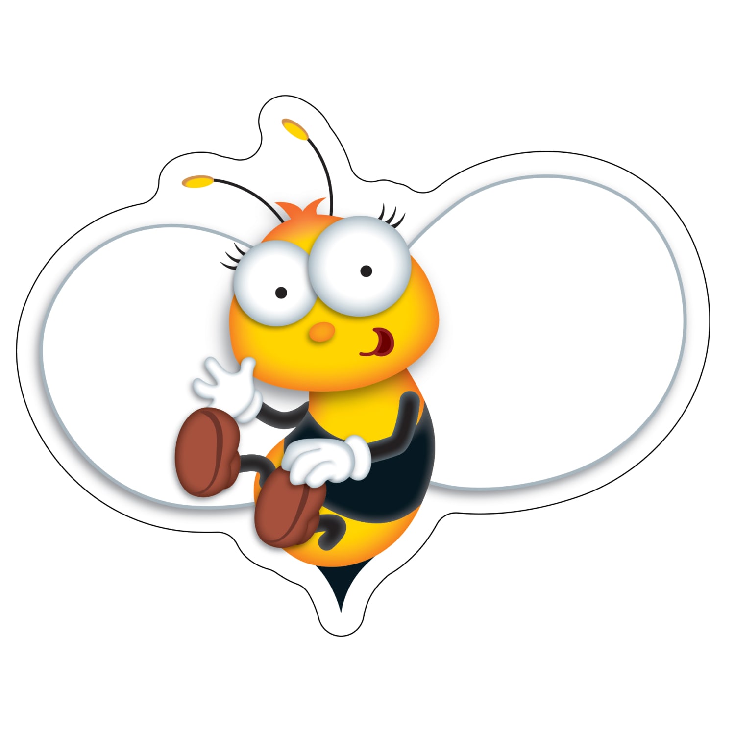 Carson-Dellosa Buzz-Worthy Bees Cutouts, 5 1/2in x 5in, Multicolor, Grades Pre-K - 8, Pack Of 45 - Image 3