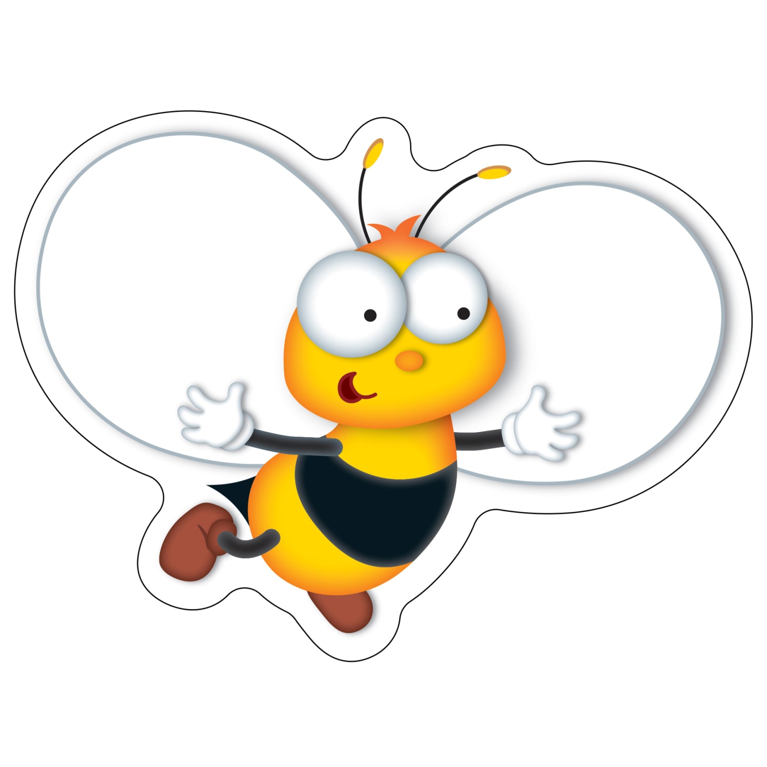 Carson-Dellosa Buzz-Worthy Bees Cutouts, 5 1/2in x 5in, Multicolor, Grades Pre-K - 8, Pack Of 45 - Image 6