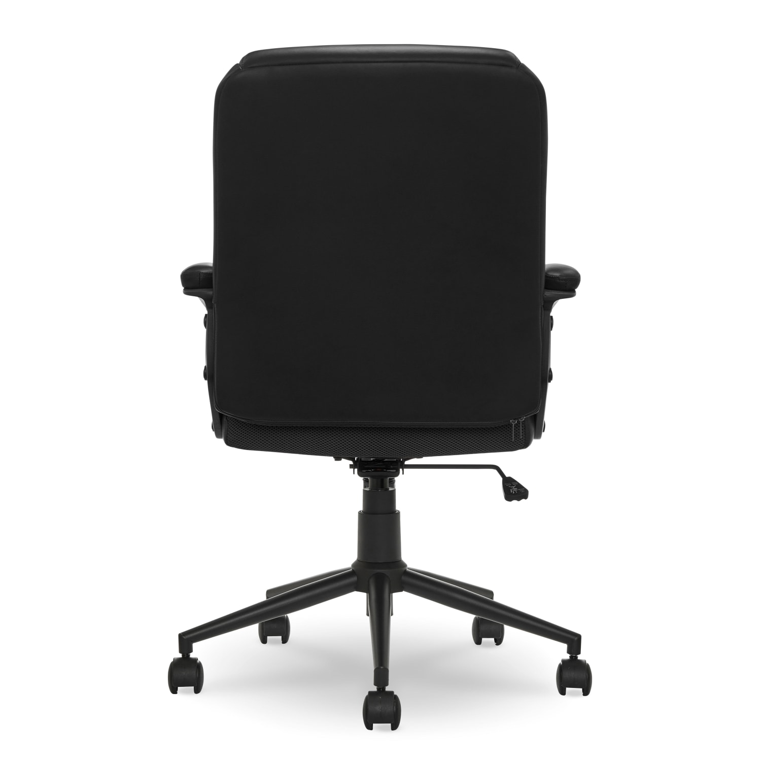 Click365 Transform 10 Ergonomic Bonded Leather MidBack Manager Office Chair Black PopularChairscom Click365 Transform 10 Ergonomic Bonded Leather Mid Back Manager Office Chair Black PopularChairscom