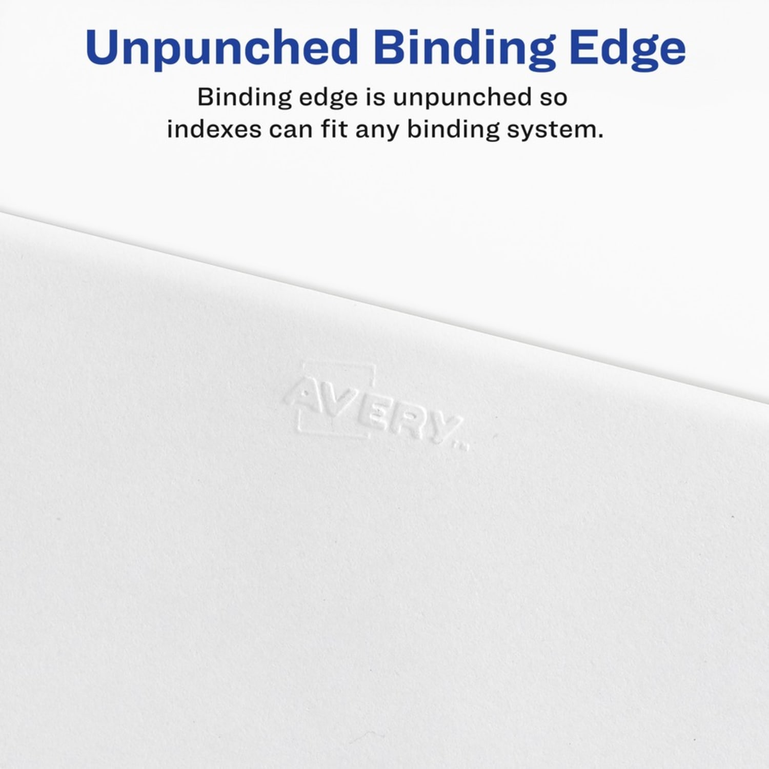 Avery 30% Recycled Preprinted Laminated Gold-Reinforced Tab Dividers, 8 1/2in x 11in, White Dividers/White Tabs, A-Z, Pack Of 26 Tabs - Image 5