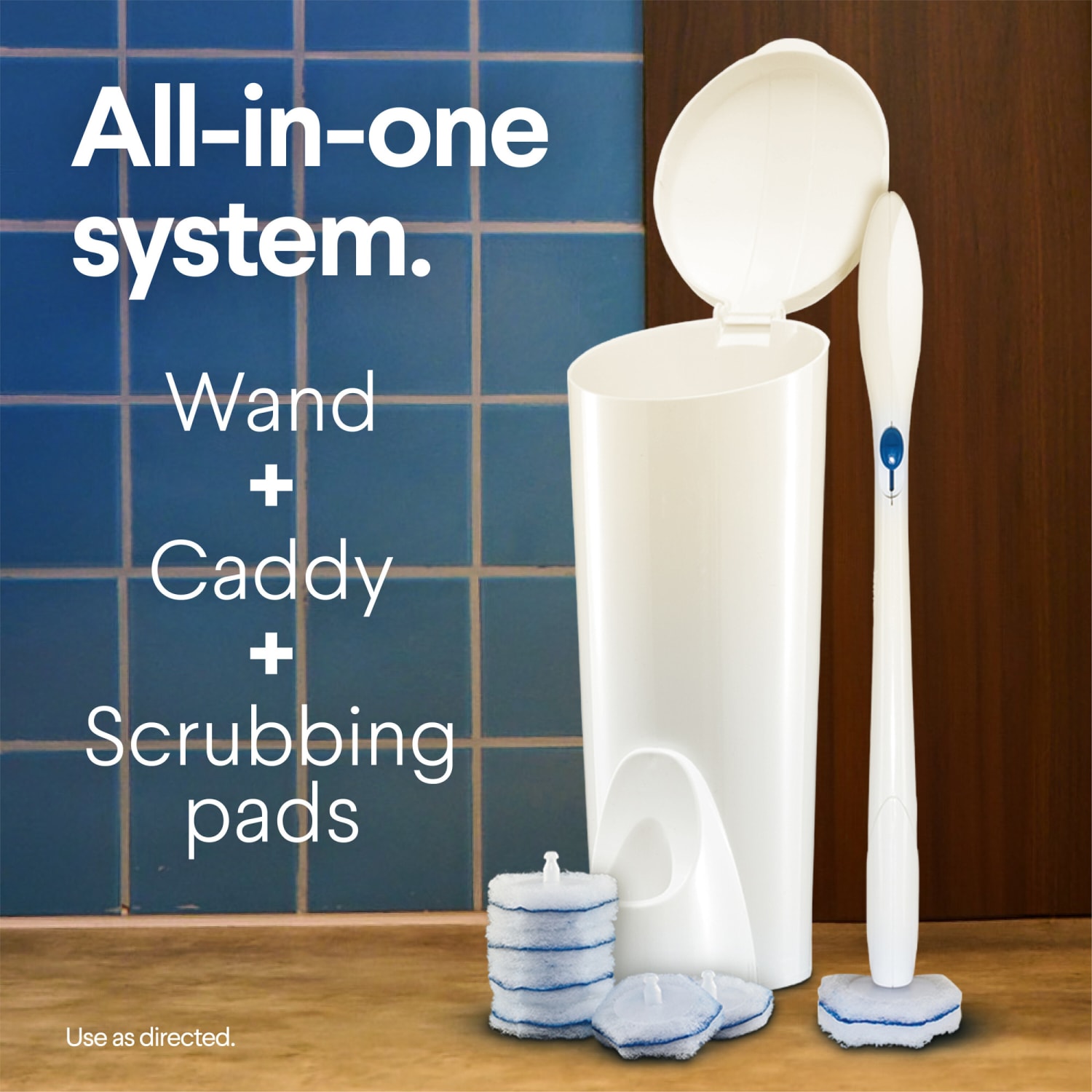 Clorox ToiletWand Disposable Toilet Cleaning System - ToiletWand, Storage Caddy, Disinfecting ToiletWand Refill Heads - Image 6