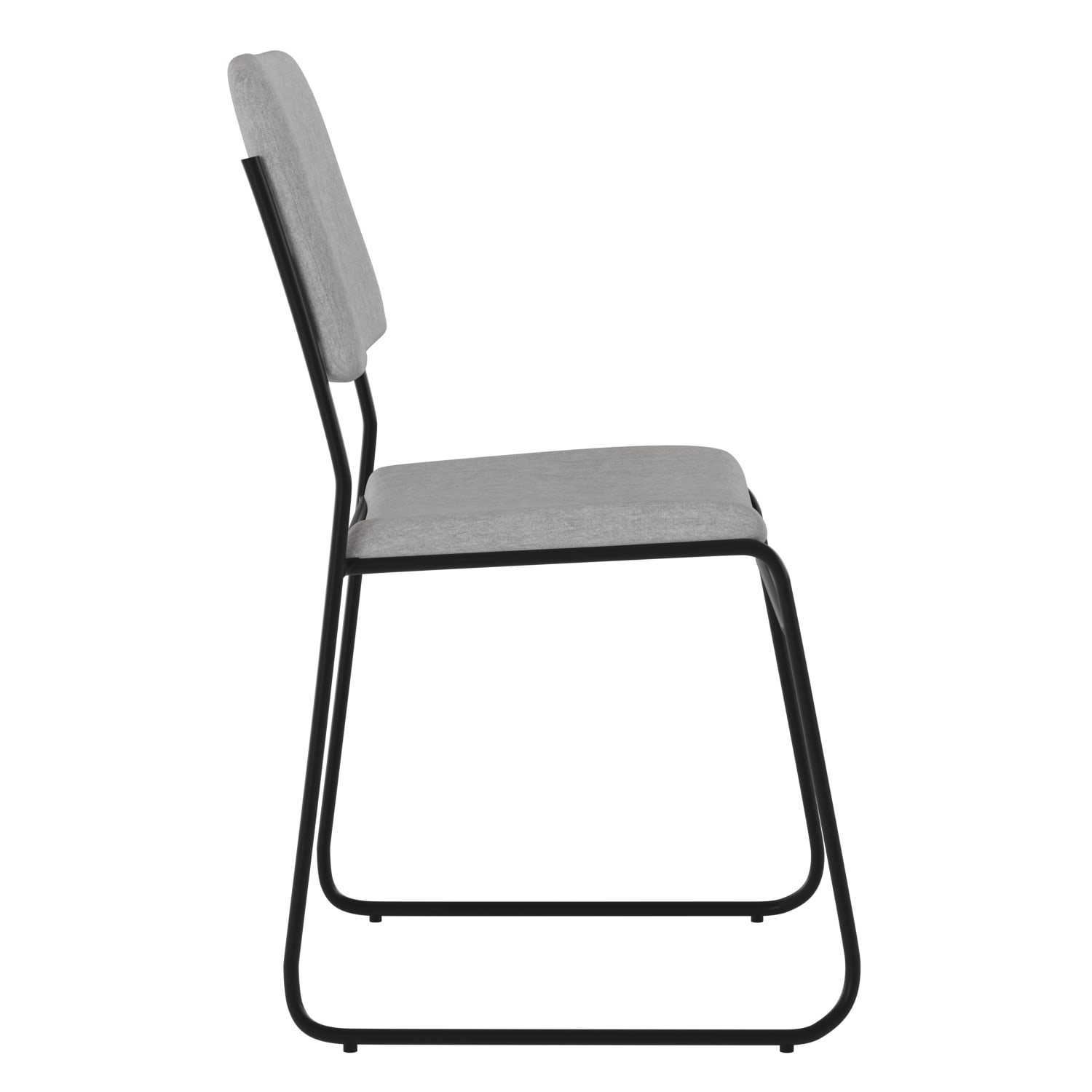 Flash Furniture HERCULES Series Stacking Chair With Sled Base GrayBlack Frame PopularChairscom