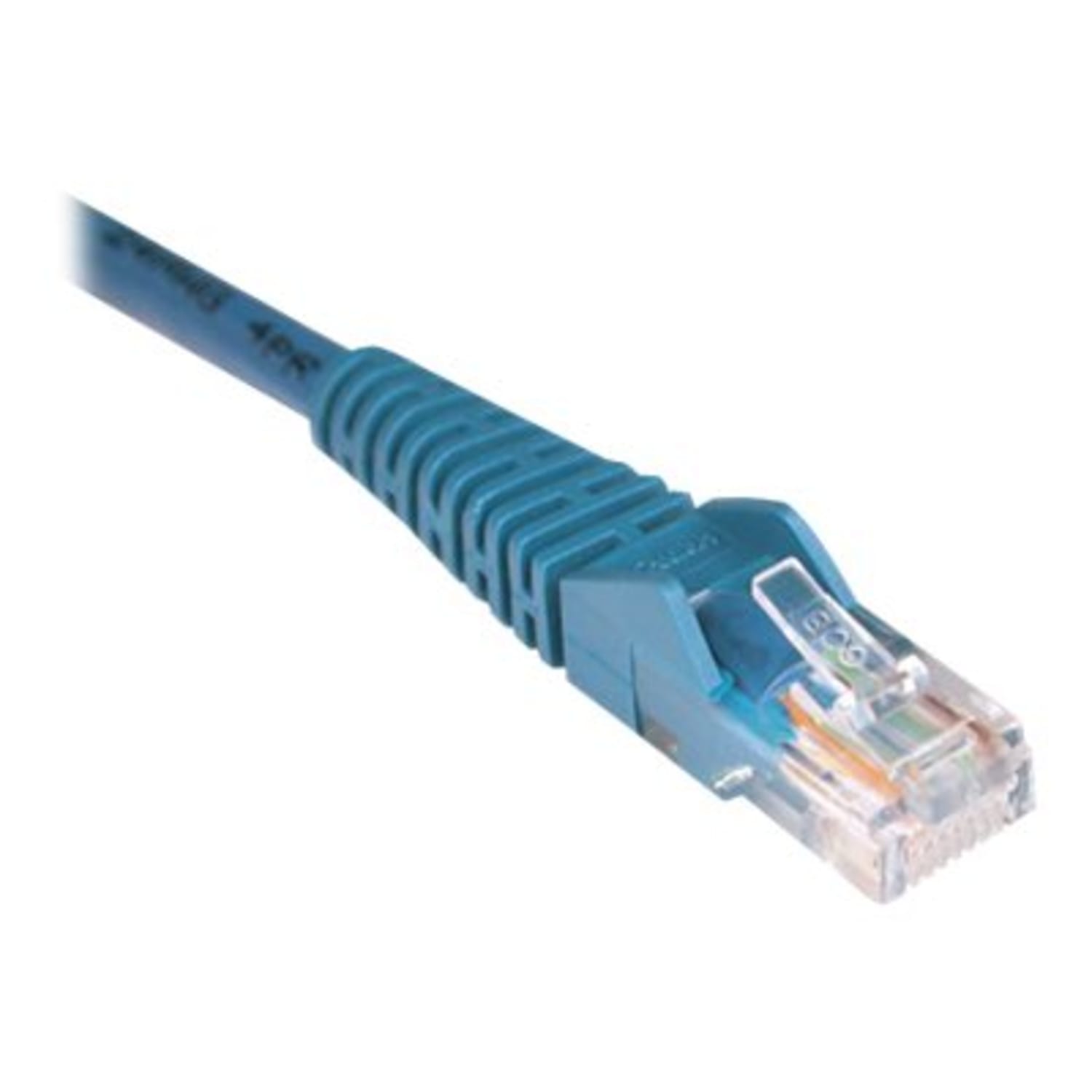 Eaton Tripp Lite Series Cat5e 350 MHz Snagless Molded (UTP) Ethernet Cable (RJ45 M/M), PoE - Blue, 8 ft. (2.43 m) - N001008BL - Image 3