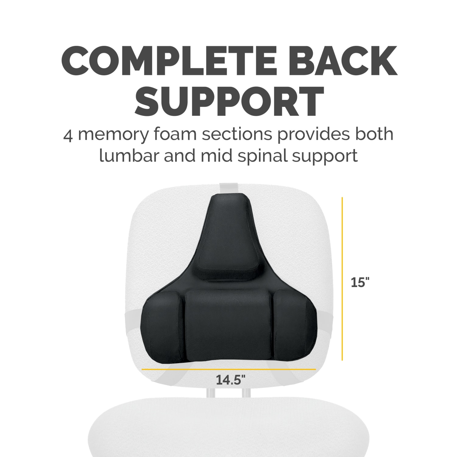 Fellowes Professional Series Back Support with Microban Protection Black PopularChairscom Fellowes Professional Series Back Support with Microban Protection Black PopularChairscom