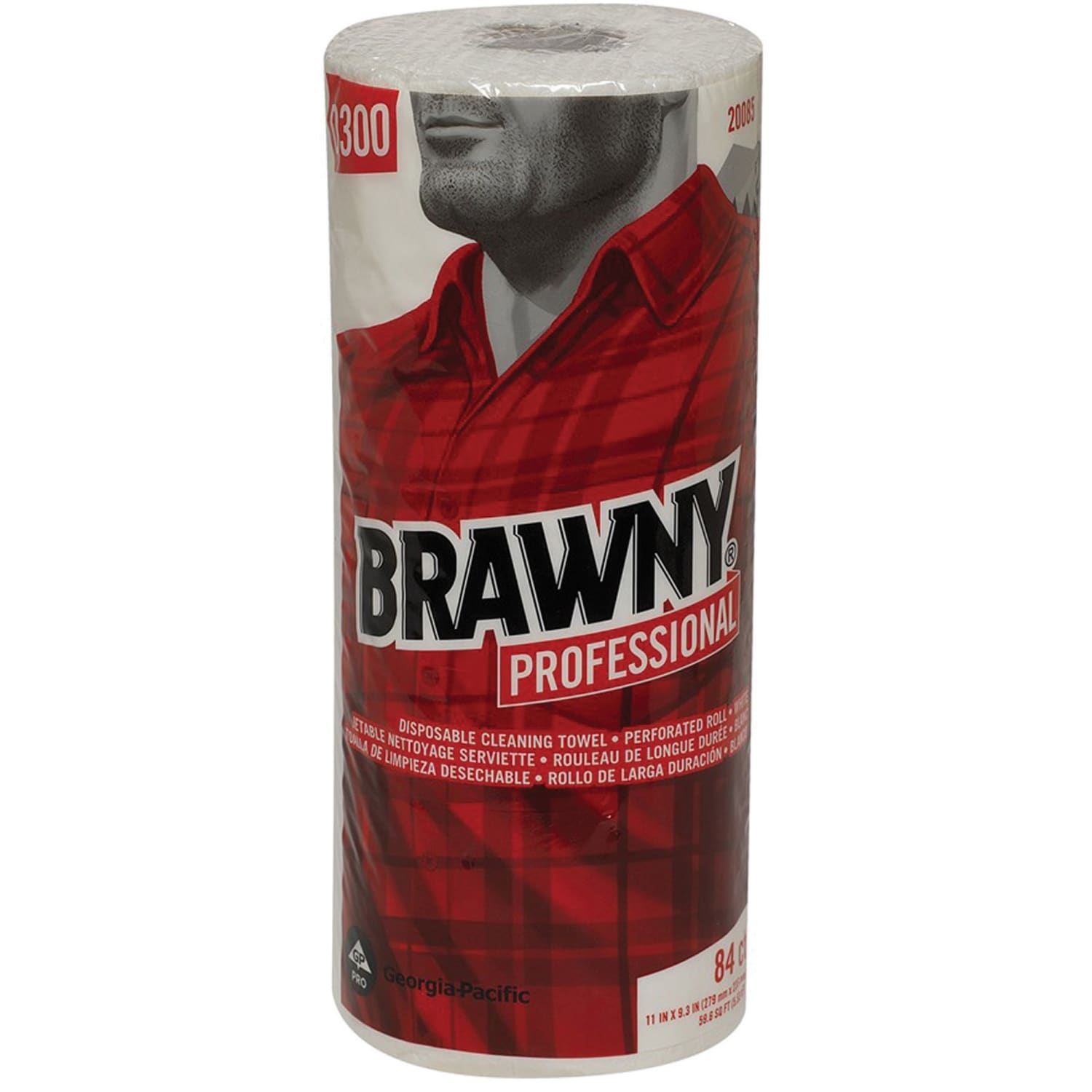 Brawny Professional D400 2-Ply Paper Towels, 84 Sheets Per Roll, Pack Of 20 Rolls - Image 3