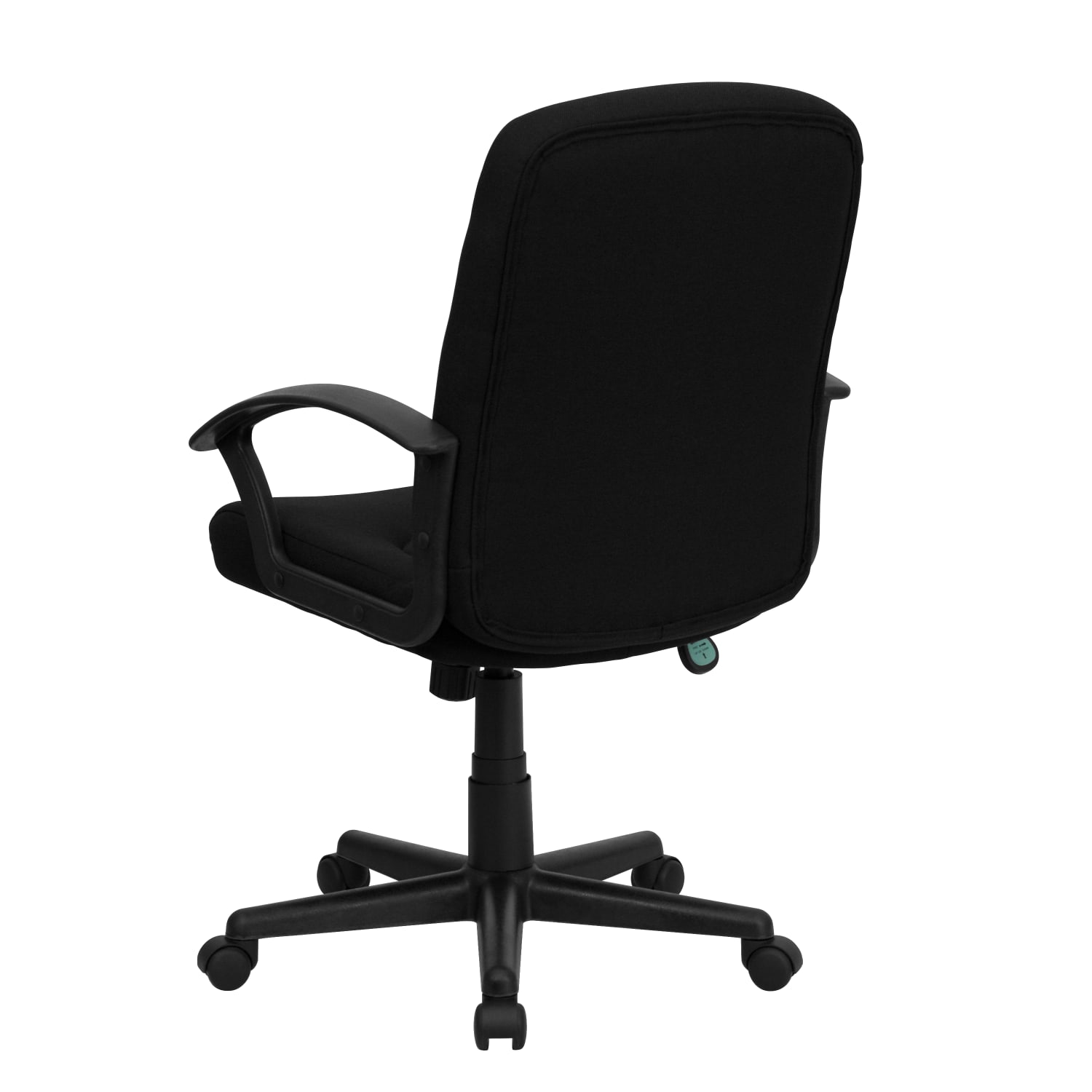 Flash Furniture Fabric Mid-Back Swivel Chair, Black - Image 9