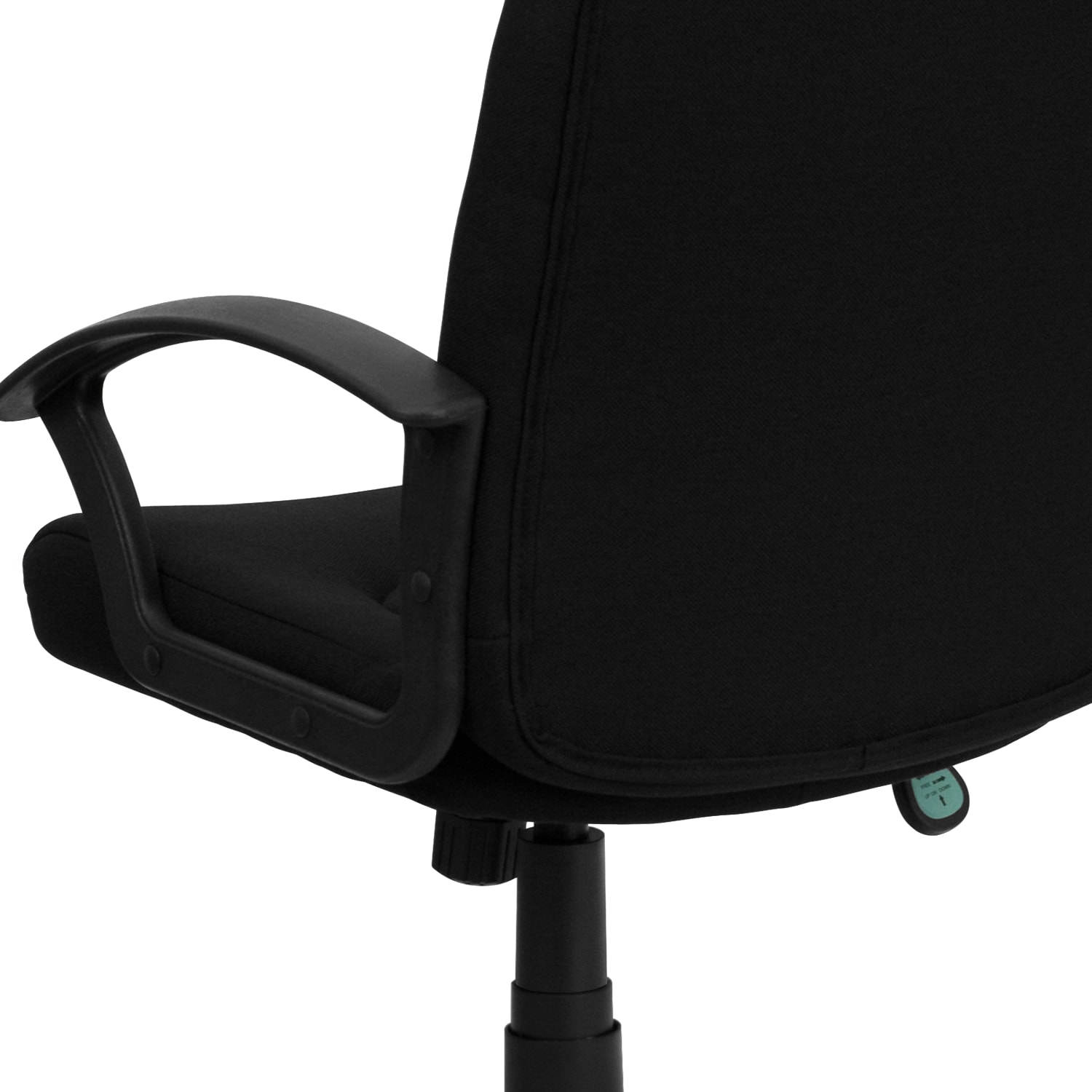Flash Furniture Fabric Mid-Back Swivel Chair, Black - Image 10